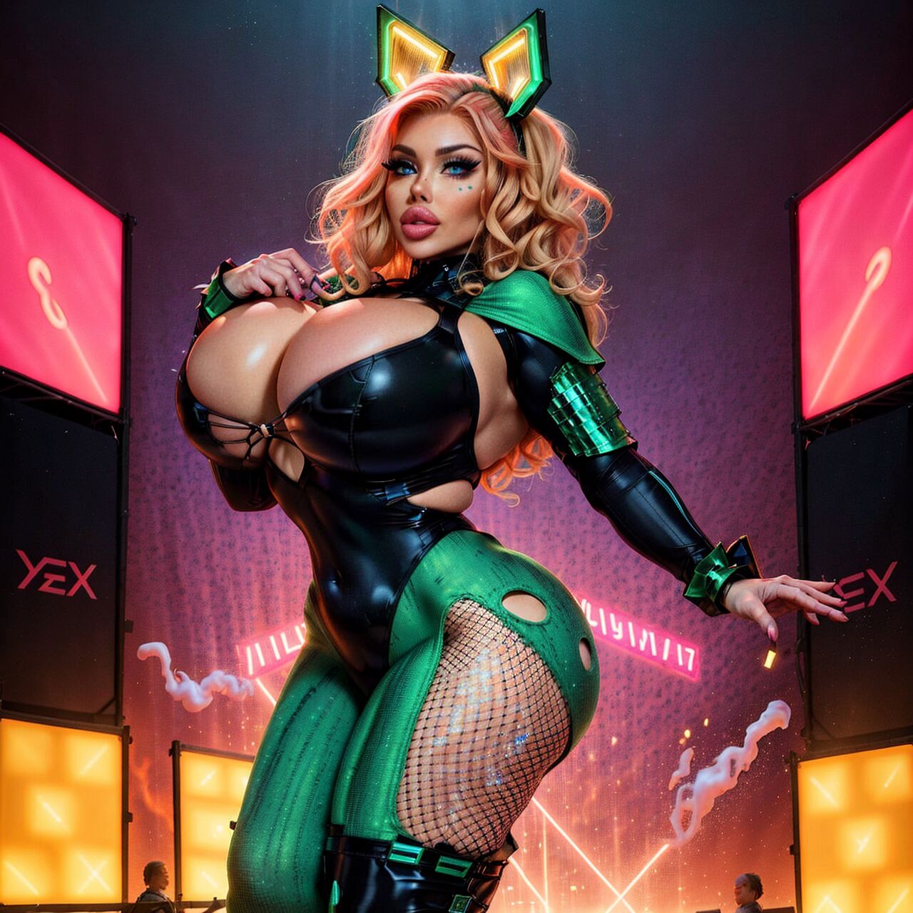 Bimbos IV by caphalorthrow (AI Generated)