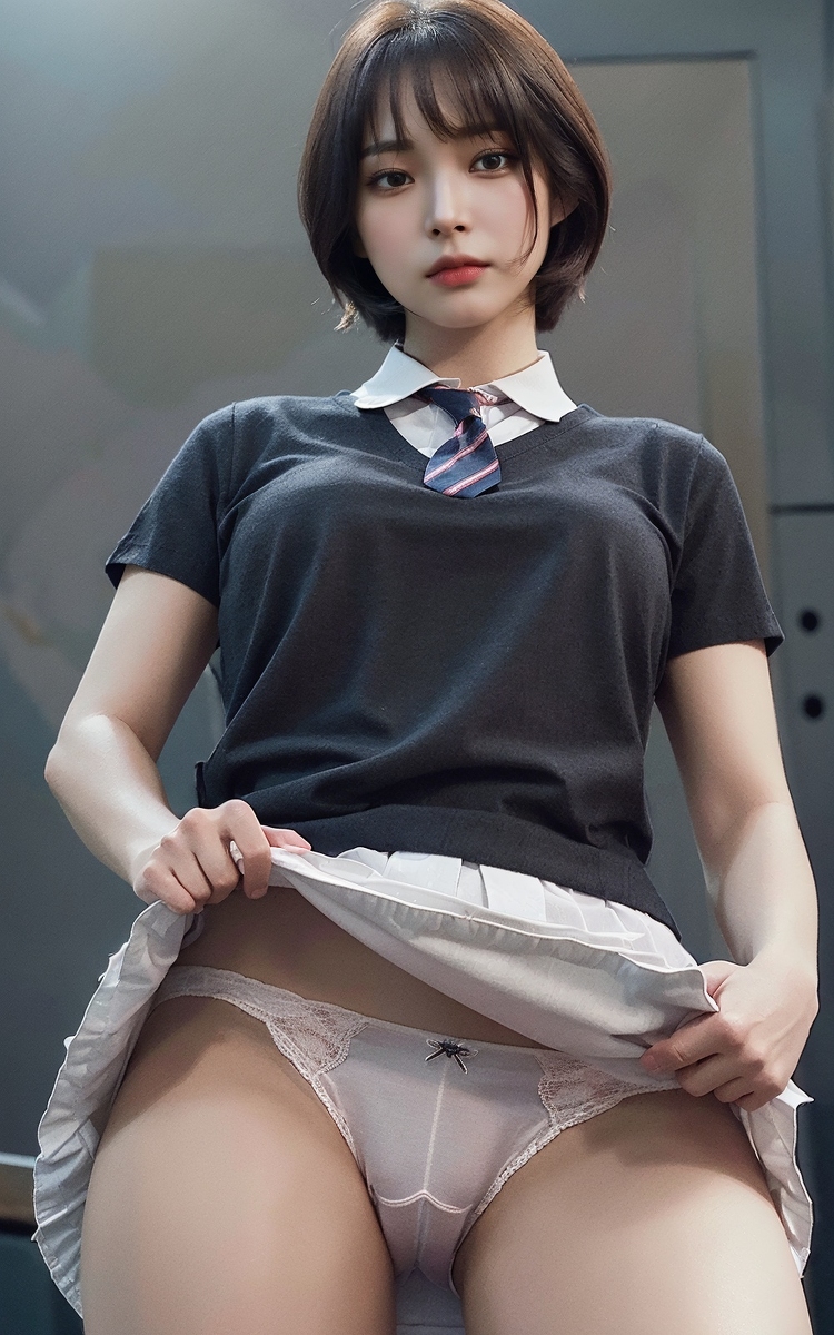 AI生成美女~Ai_DaDaDak-girl showing panties（女孩露內褲）