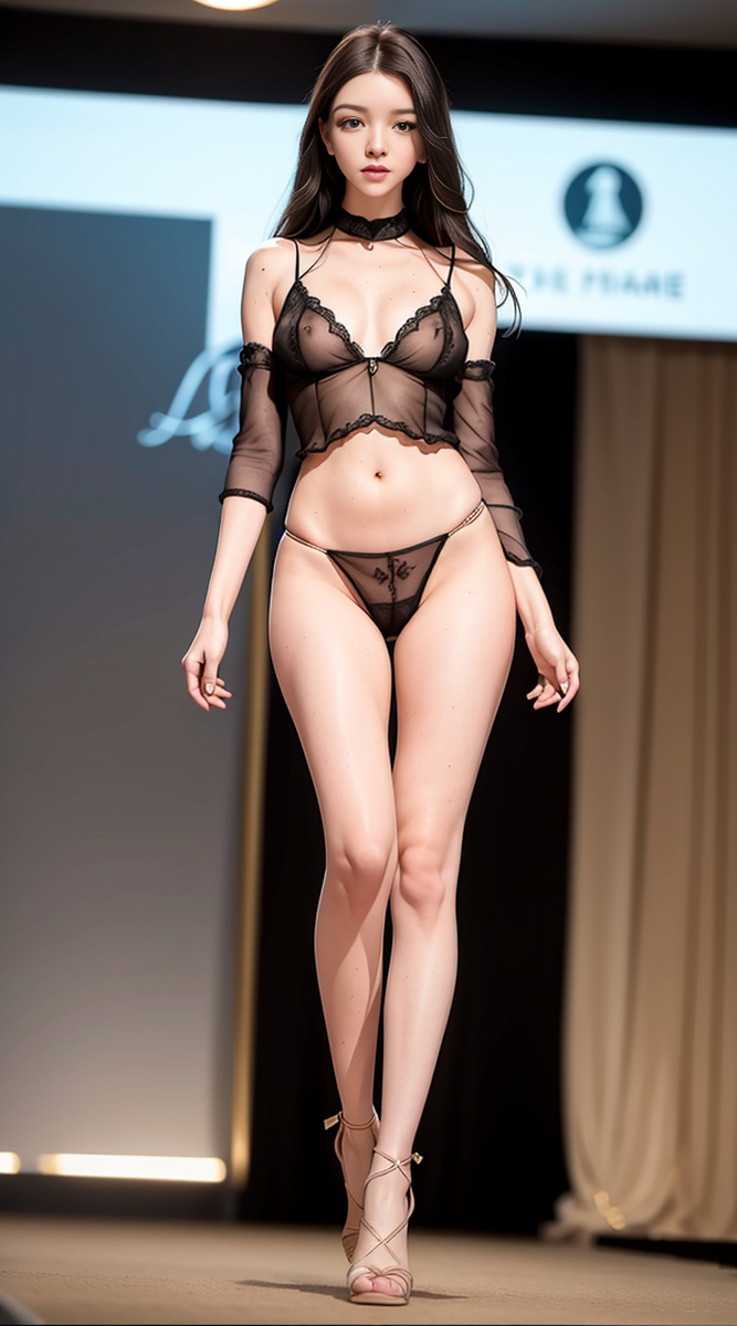 AI生成美女~As D-模特伸展台(モデル)