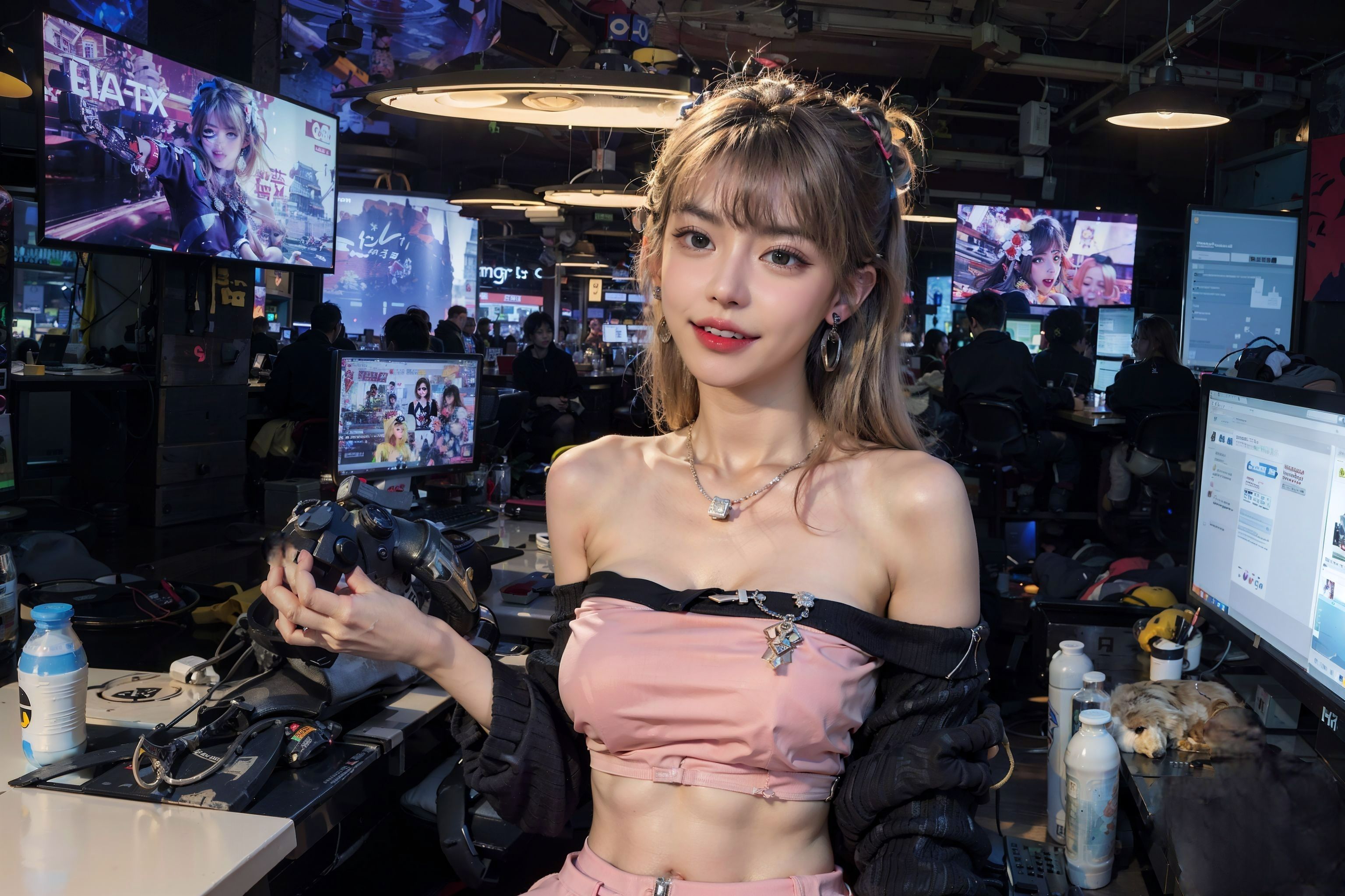 電玩直播美少女~