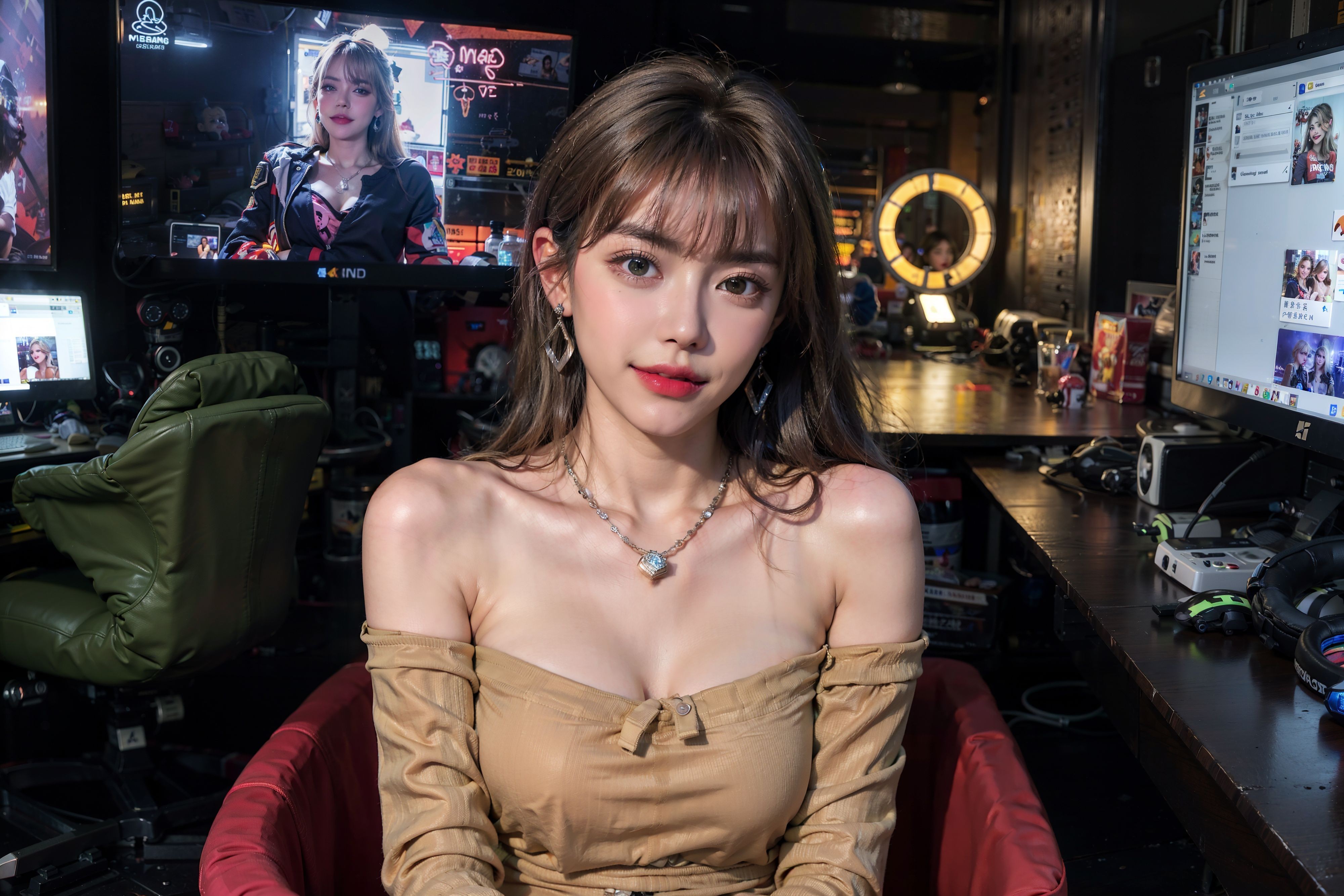 電玩直播美少女~