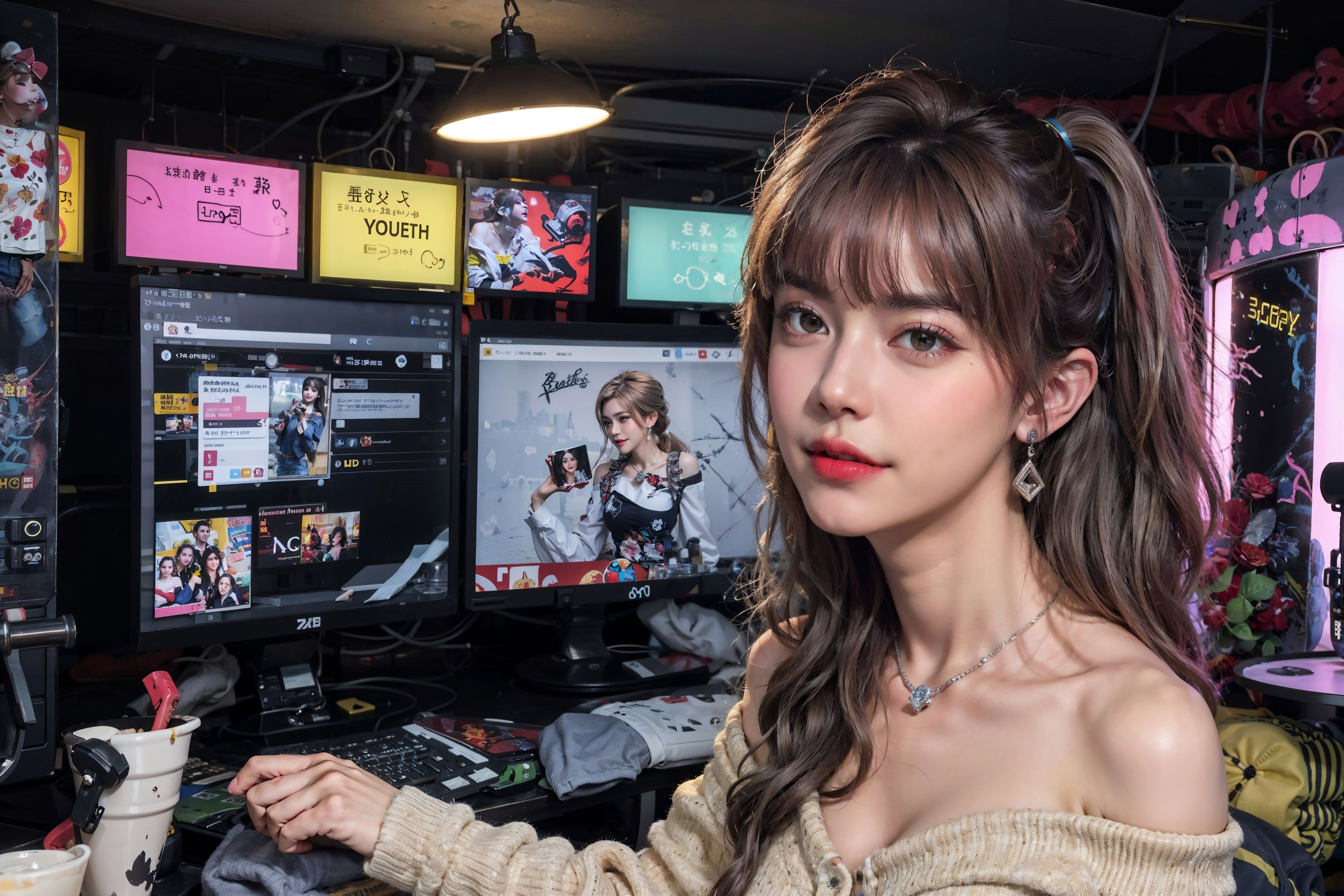 電玩直播美少女~
