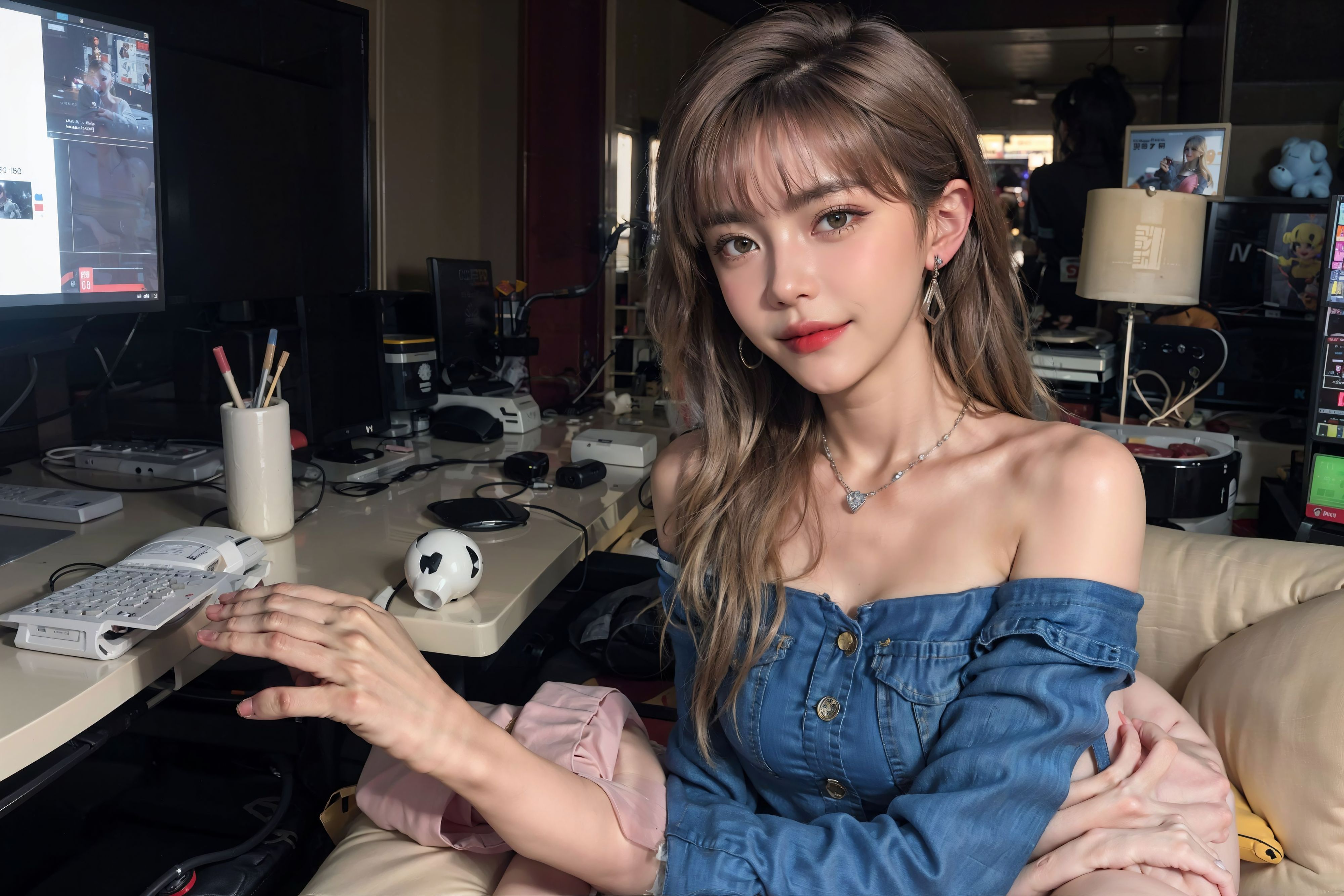電玩直播美少女~