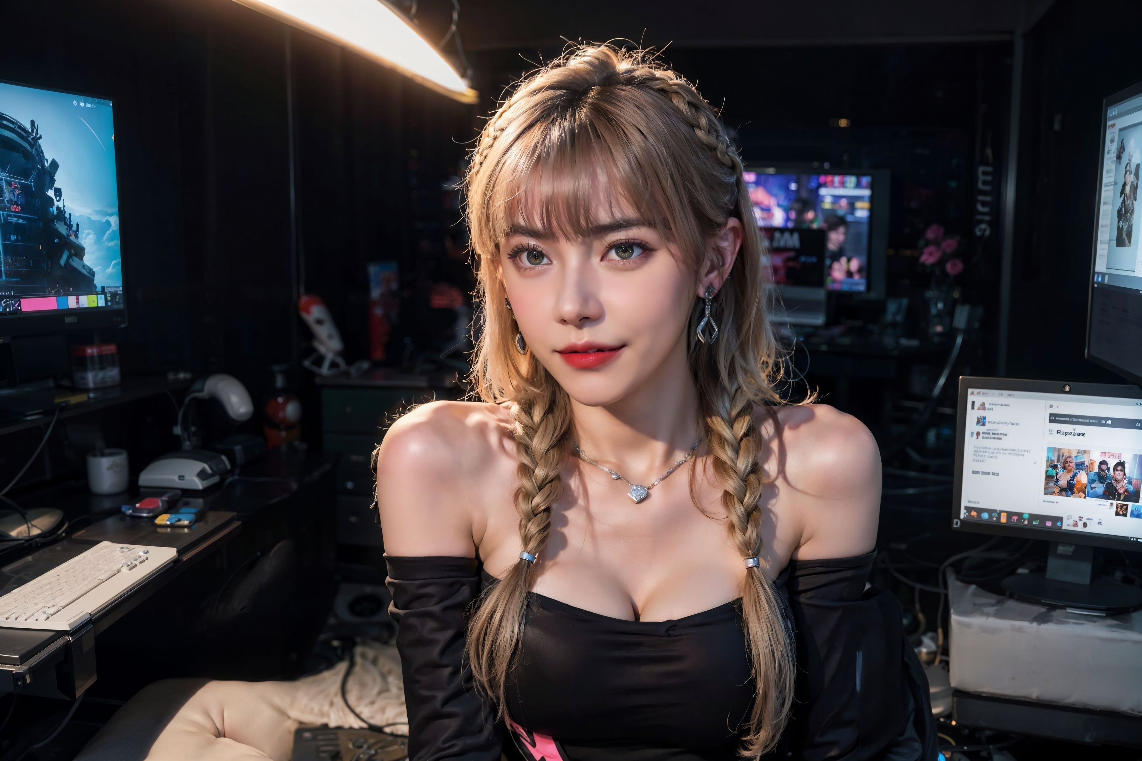 電玩直播美少女~