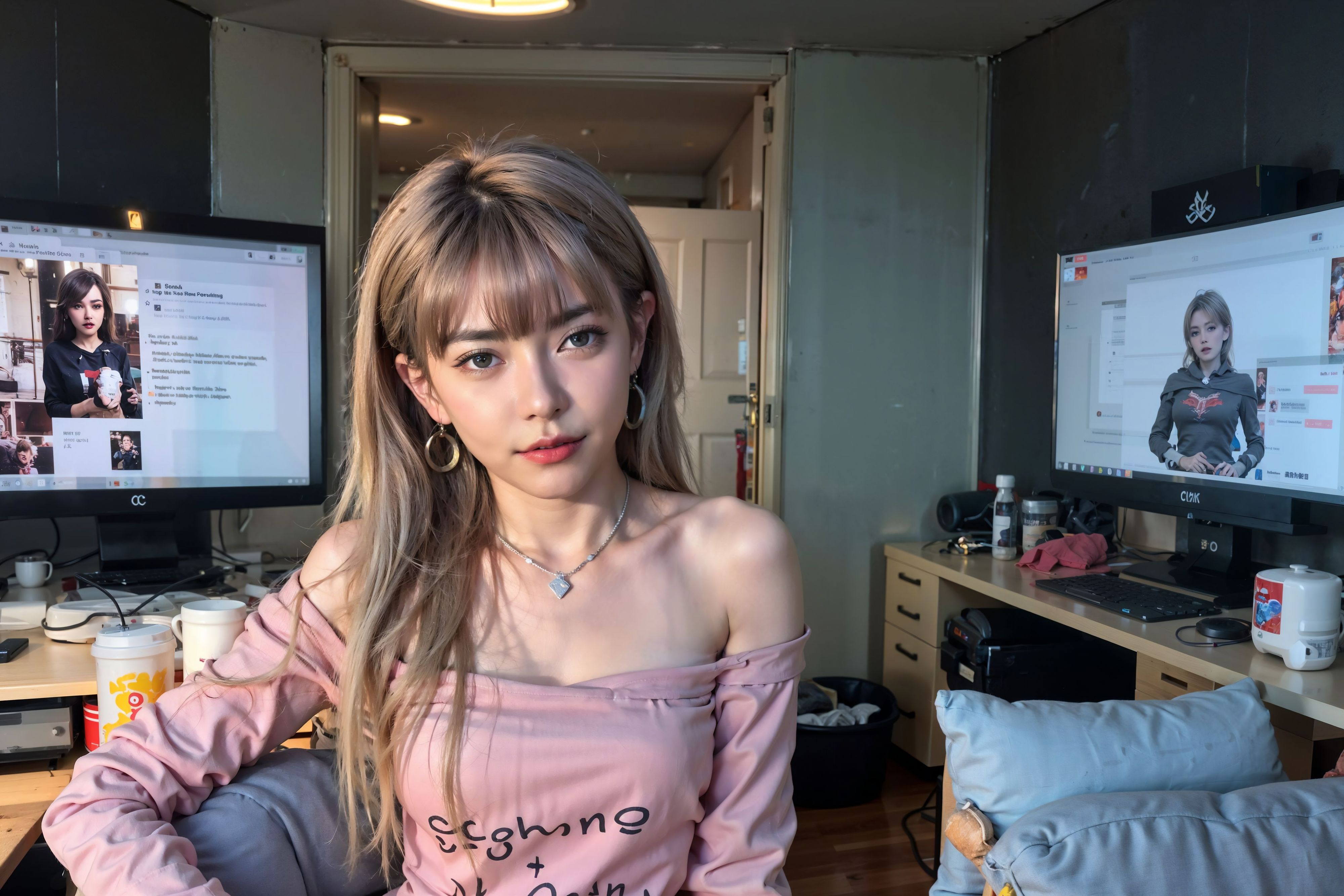 電玩直播美少女~