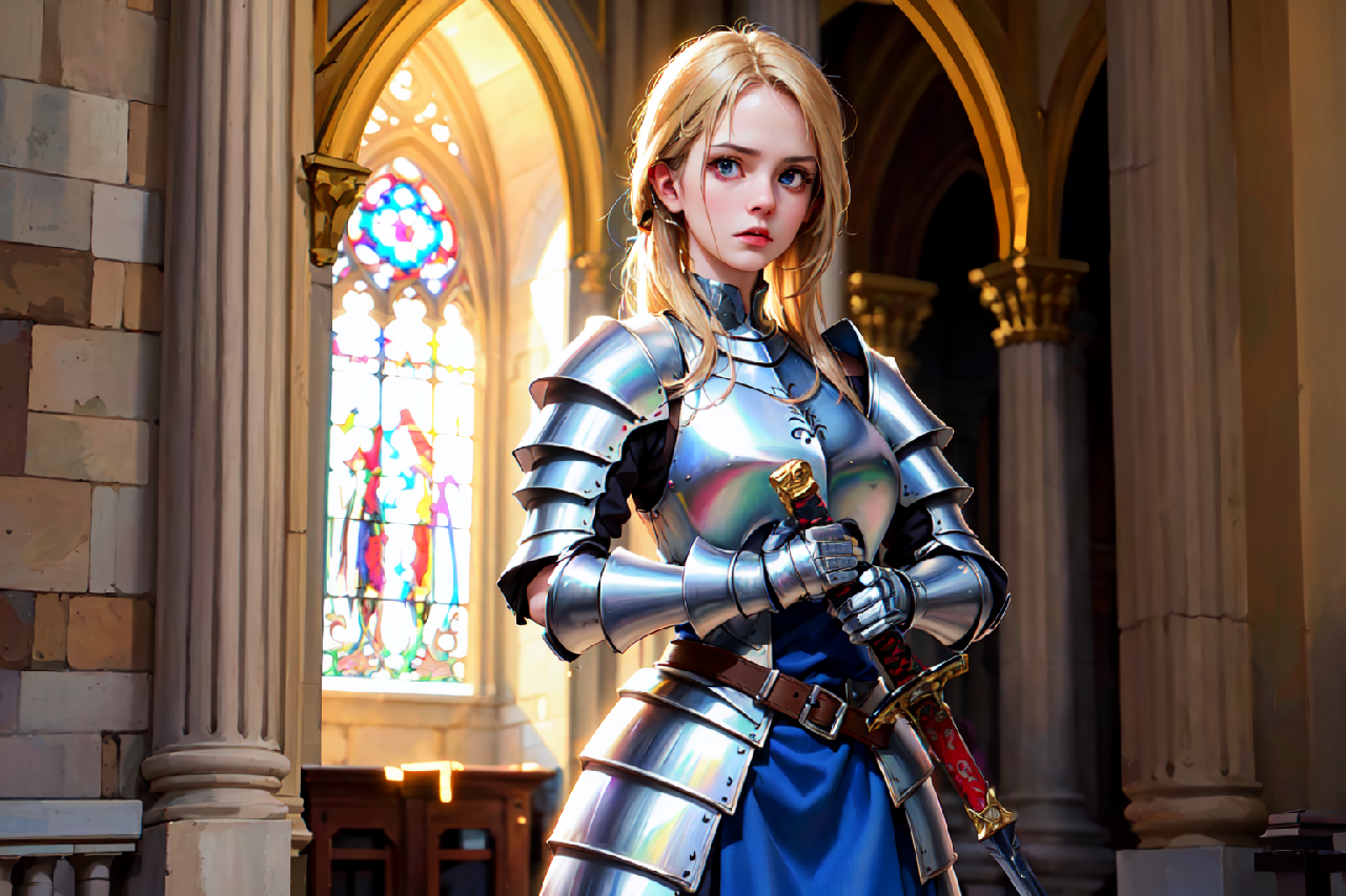 (Sup) Prompt Study_Resolute Medieval Knight