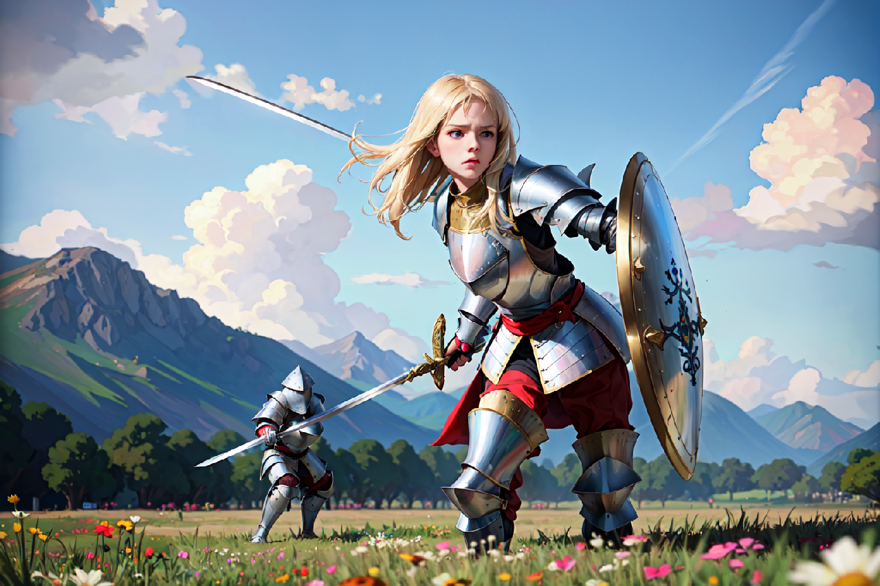 (Sup) Prompt Study_Resolute Medieval Knight