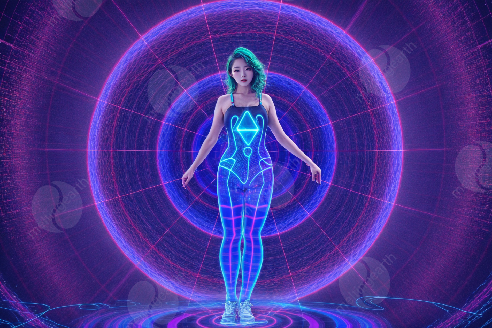 Hologram Girl Challenge