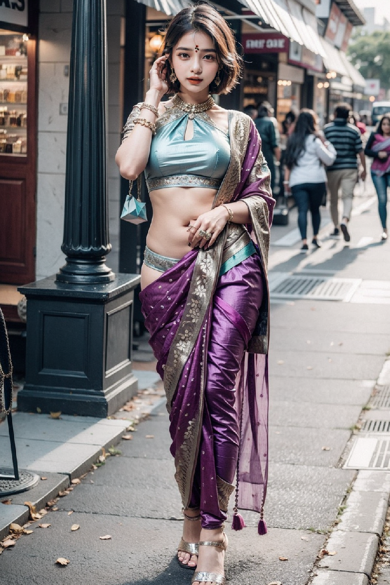 met her in india