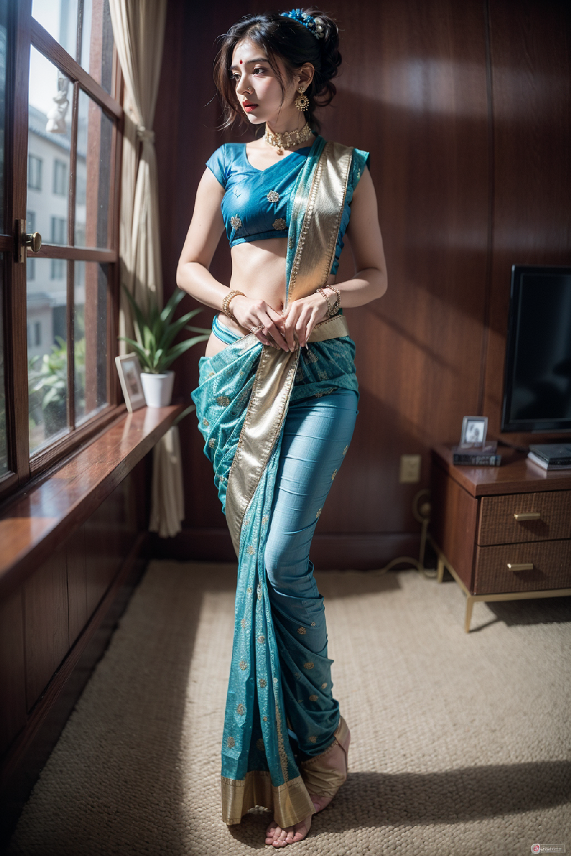 met her in india