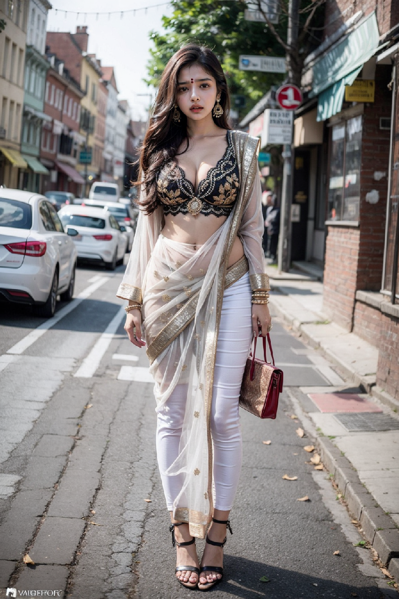 met her in india