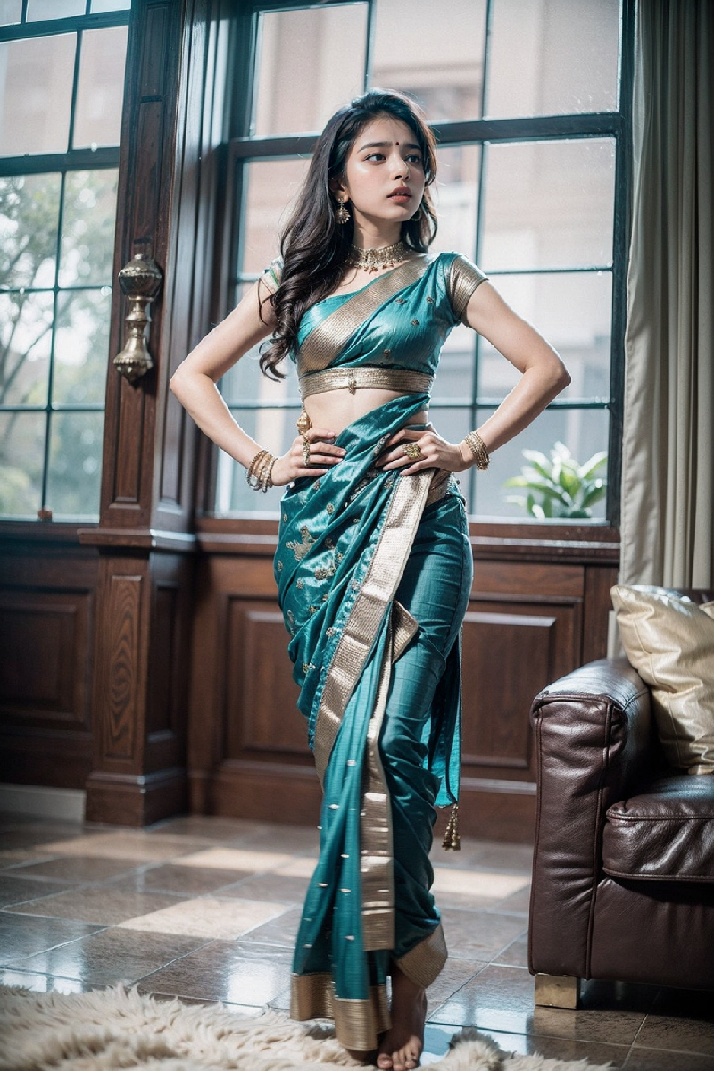 met her in india