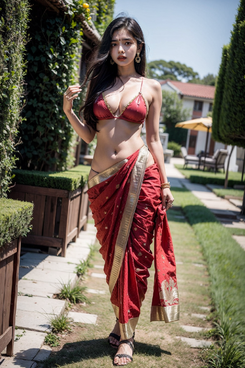 met her in india