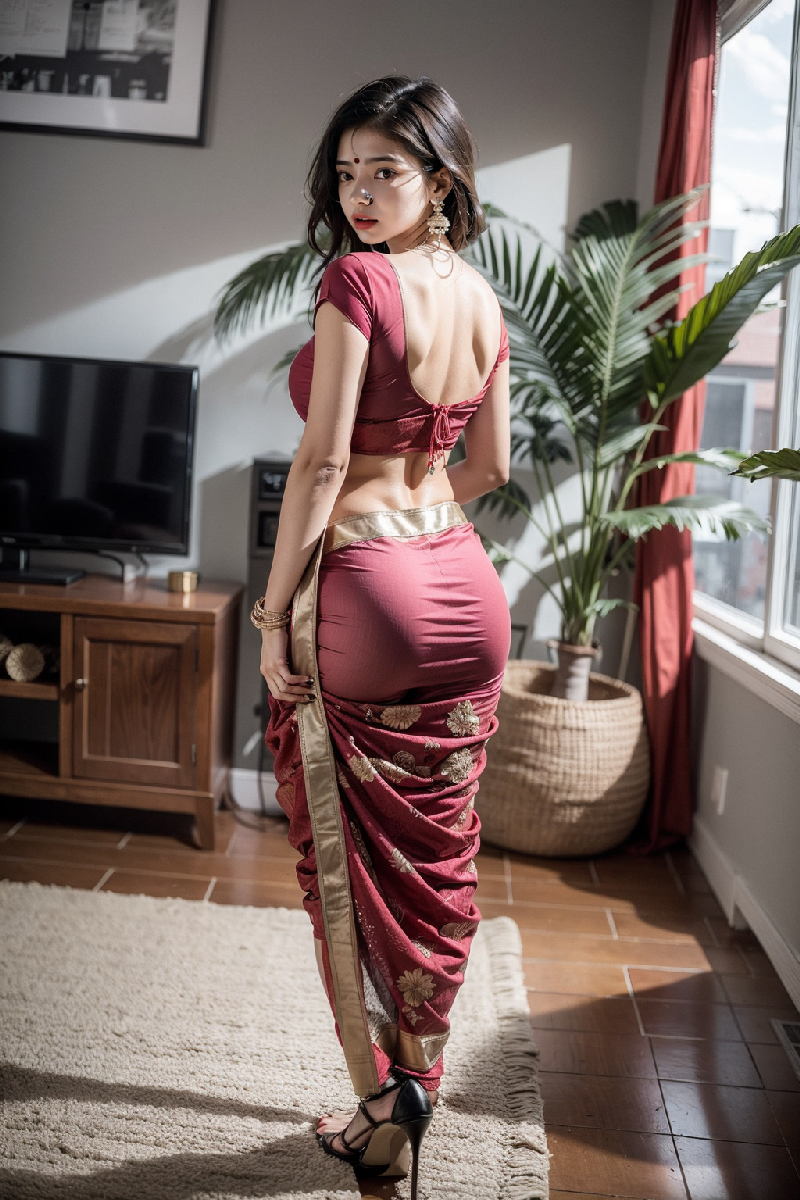 met her in india