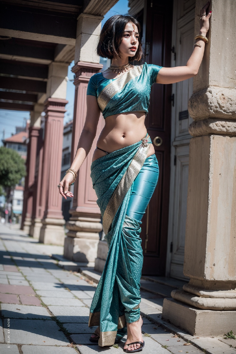 met her in india