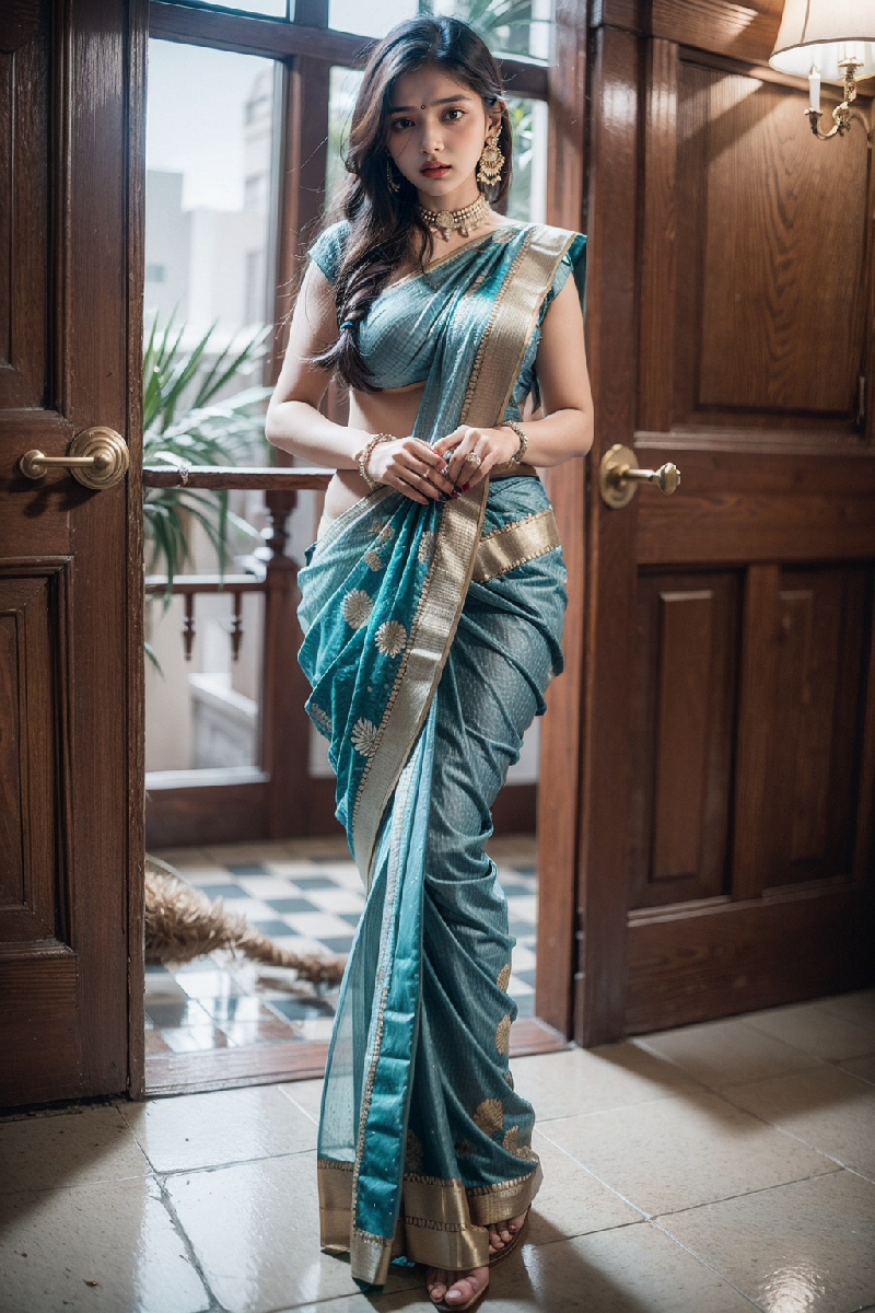 met her in india