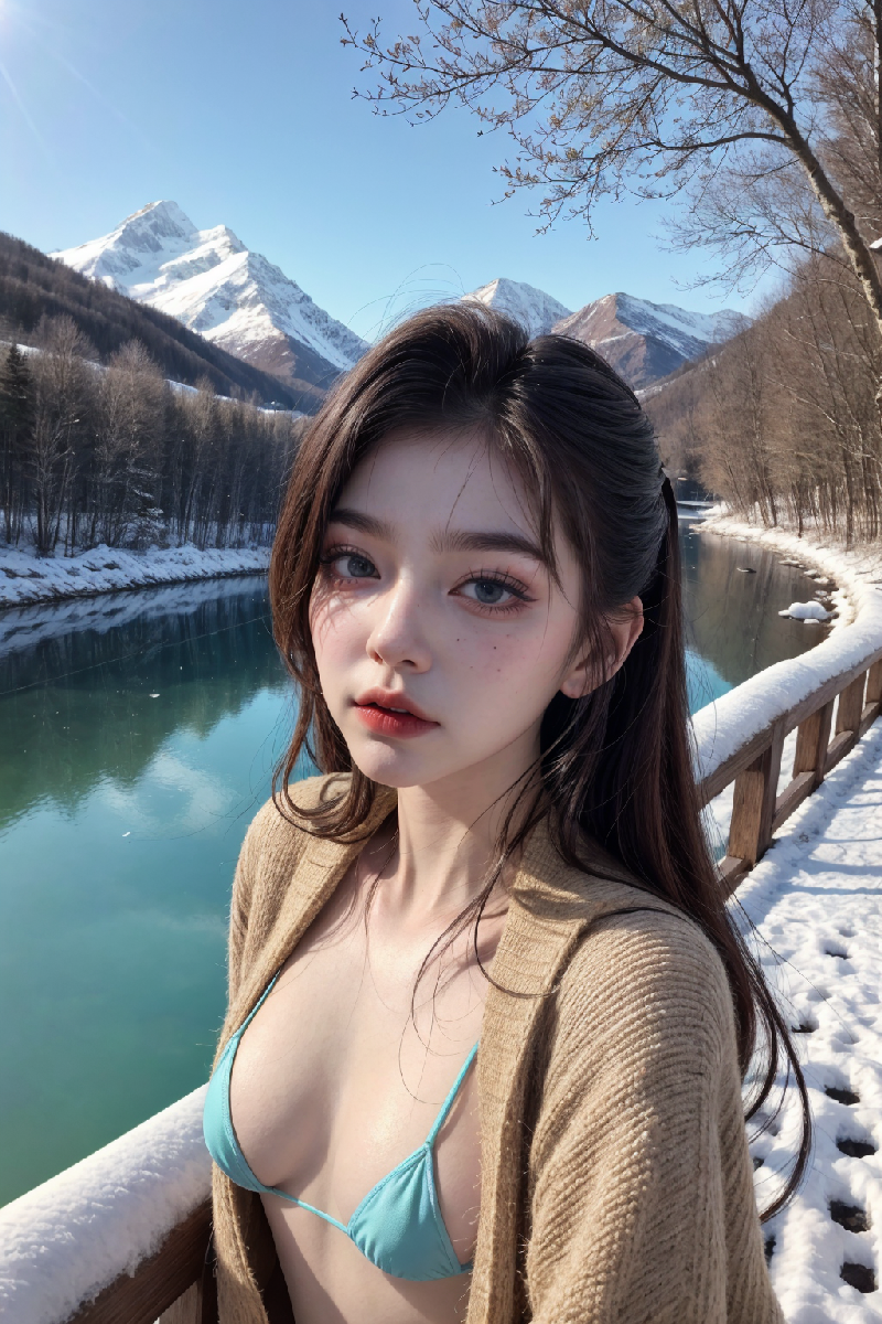 snow Mountain Bikini