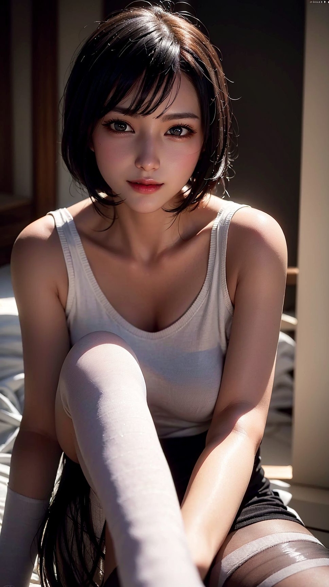 AI Generation ~ Chris-short hair girls
