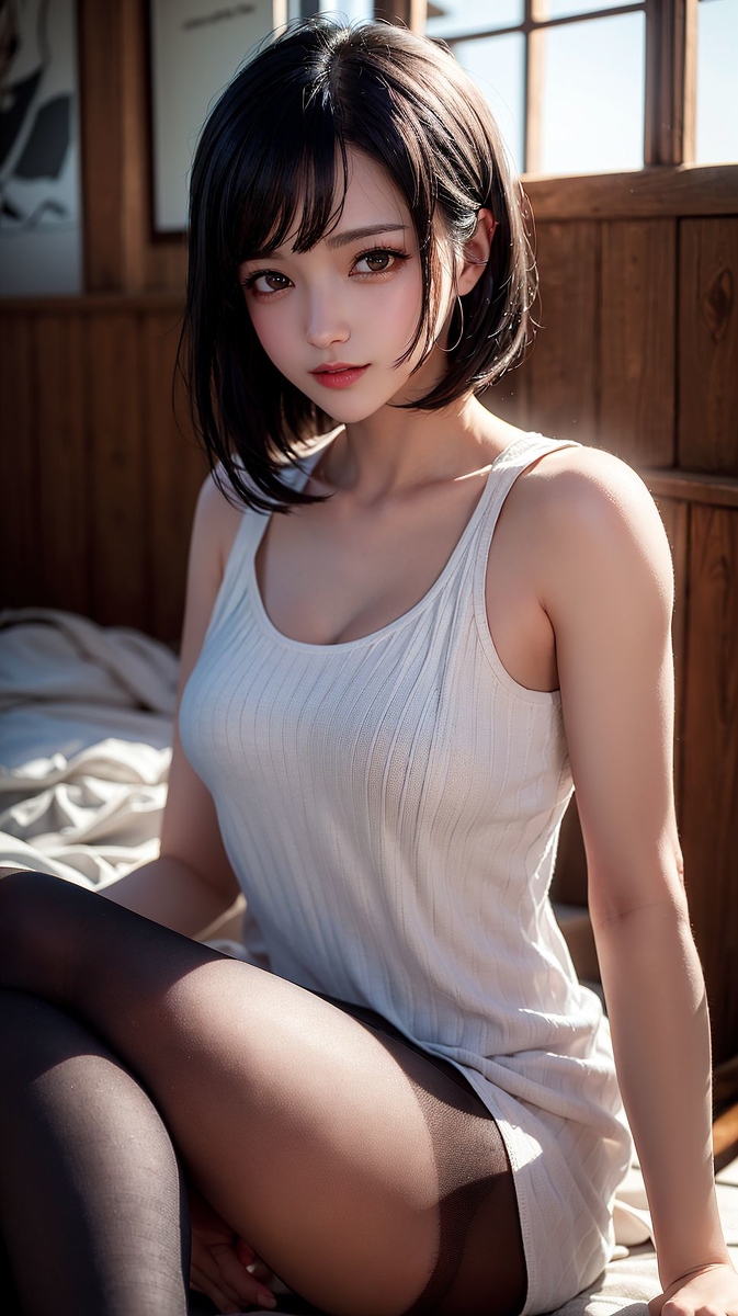 AI Generation ~ Chris-short hair girls