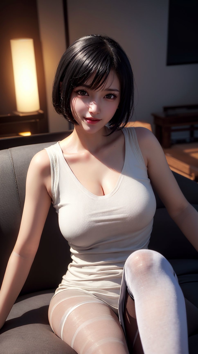 AI Generation ~ Chris-short hair girls