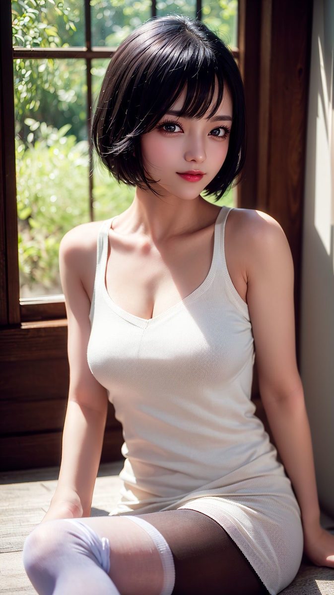 AI Generation ~ Chris-short hair girls