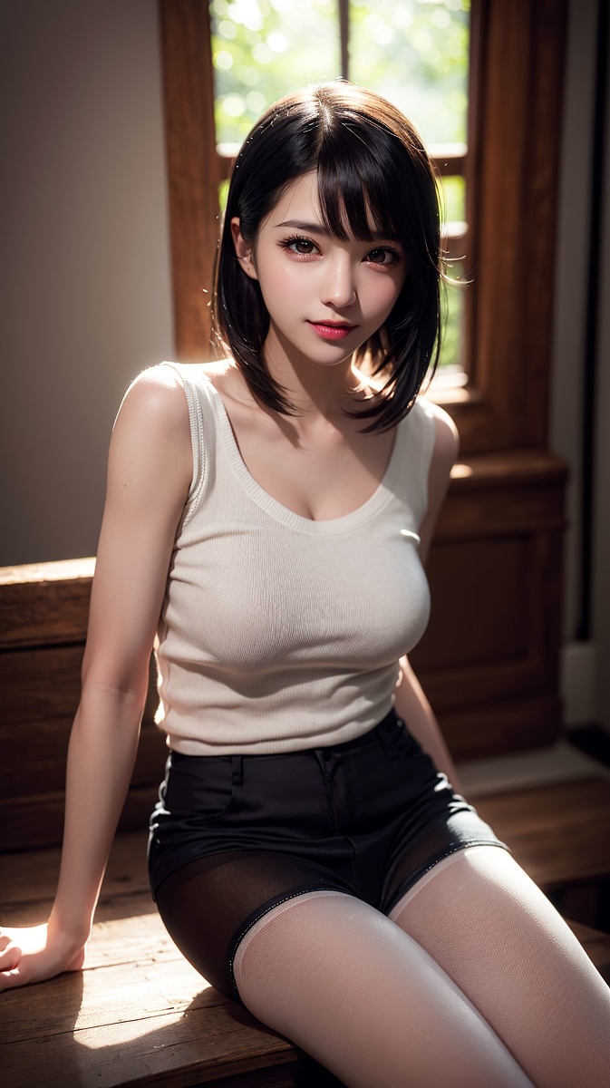 AI Generation ~ Chris-short hair girls