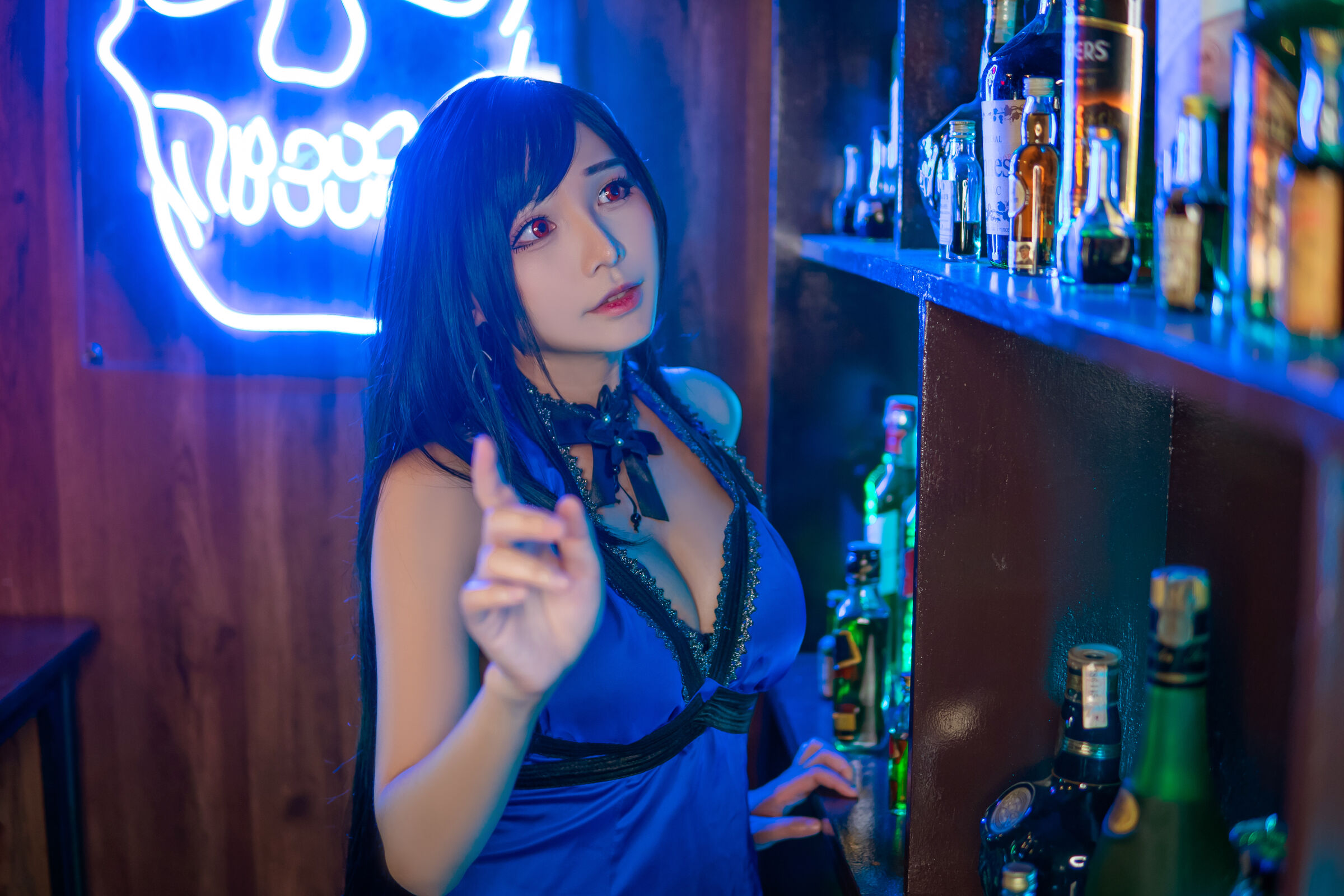 最終幻想VII    蒂法·洛克哈特   成熟禮服   CN：Lightcos - Tifa Mature Dress - COSPLAY -