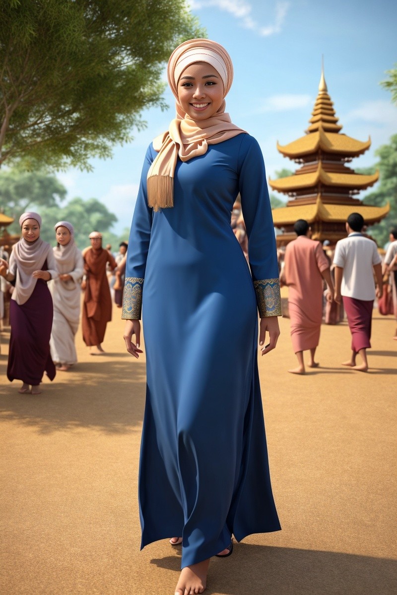 Hijabi javanese festival