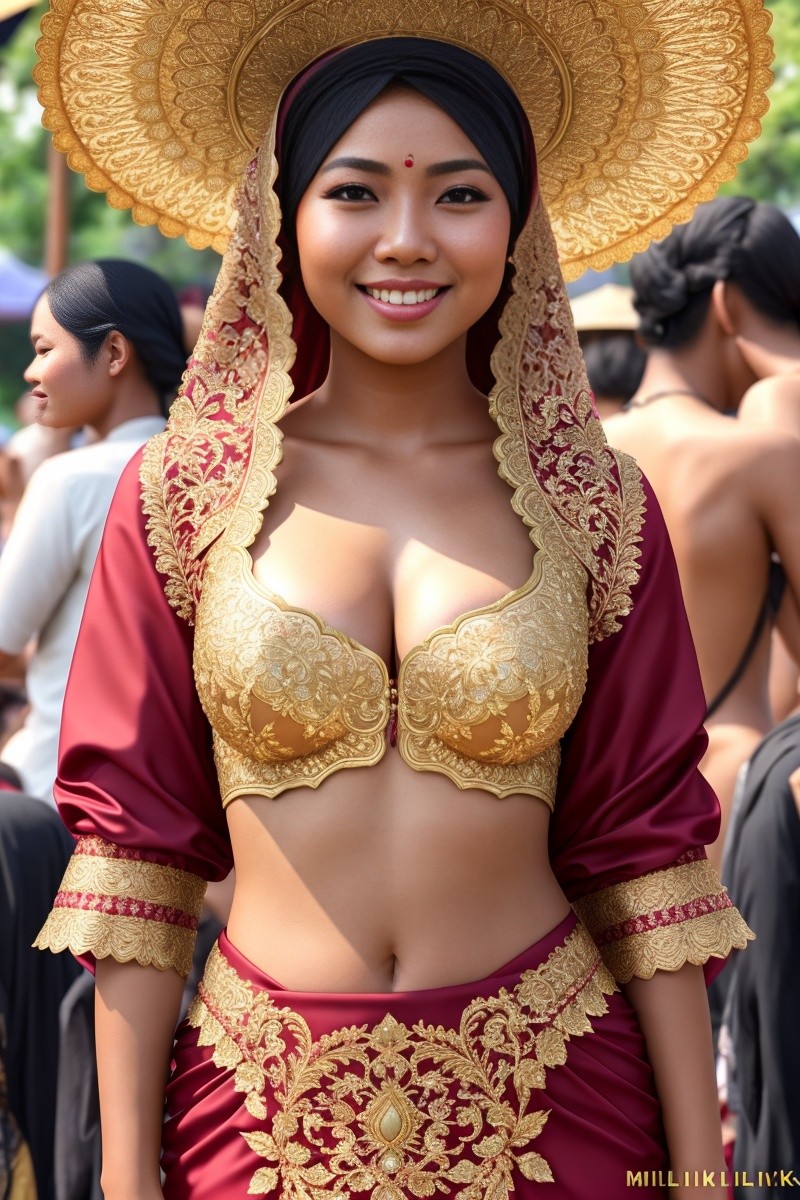Hijabi javanese festival