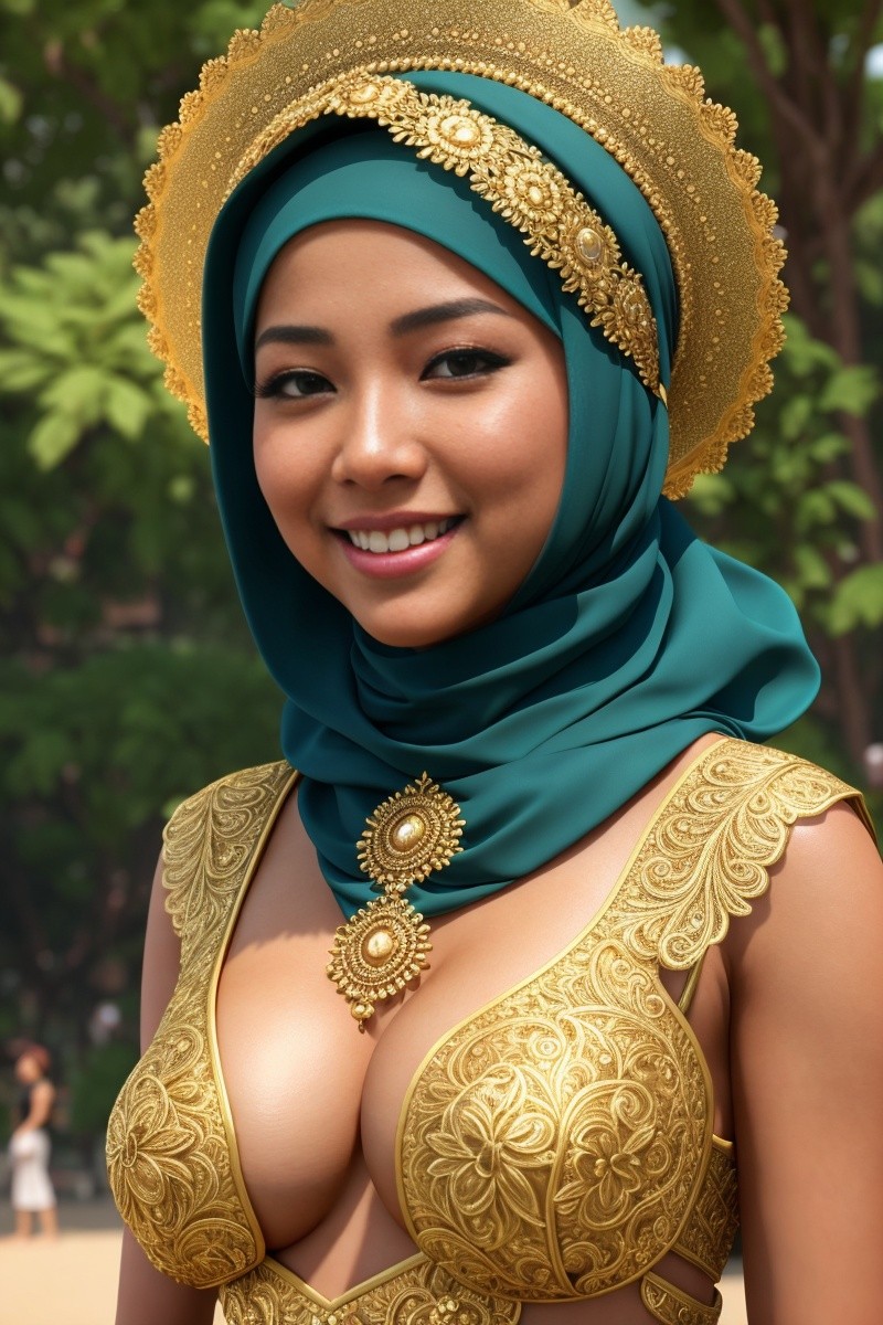Hijabi javanese festival