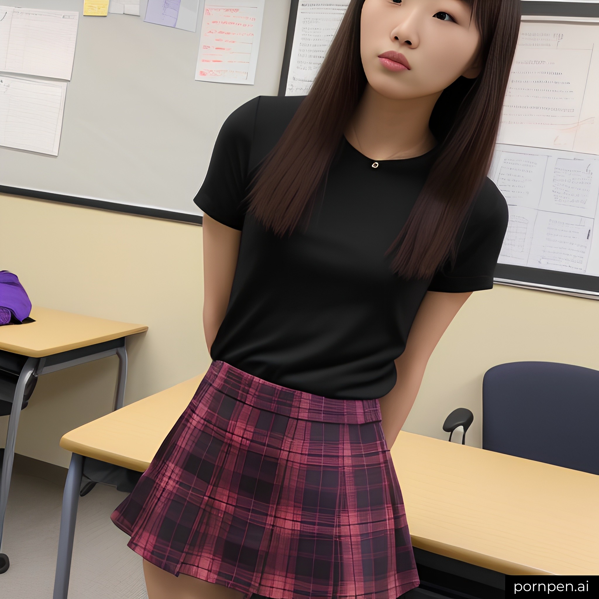 Korean students - AI generated