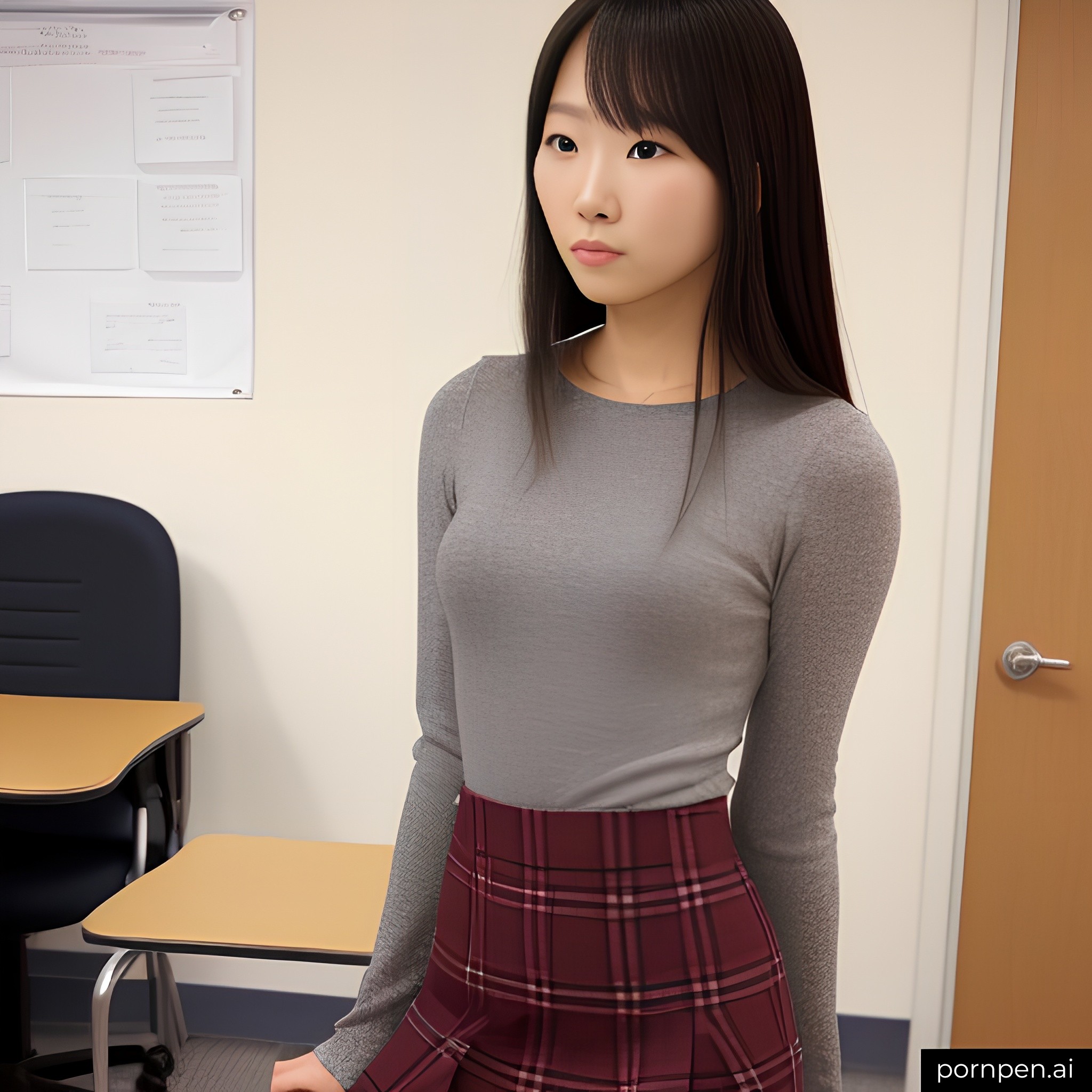 Korean students - AI generated