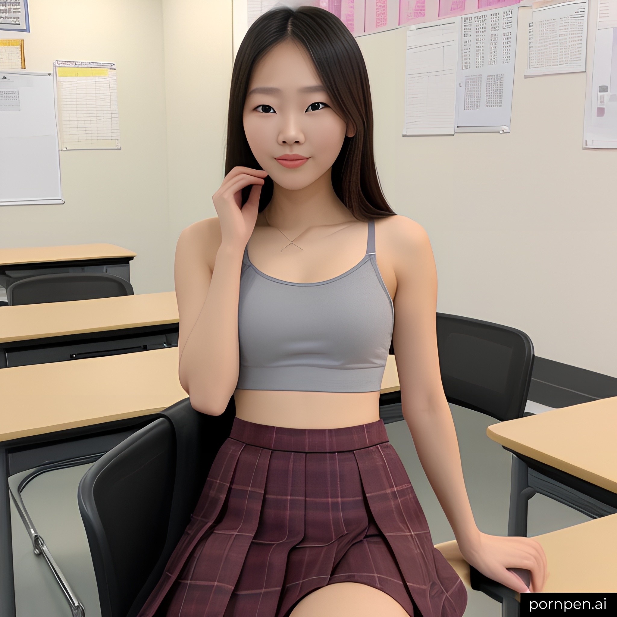 Korean students - AI generated