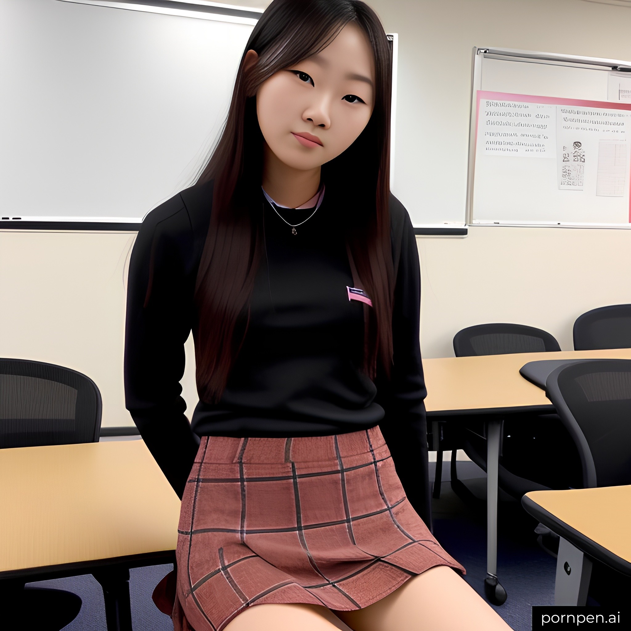 Korean students - AI generated