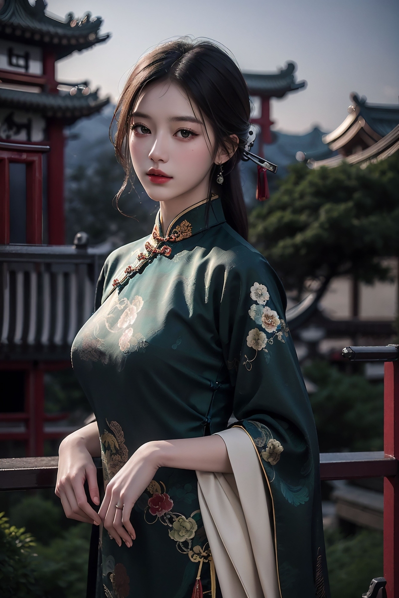 🔞AI生成~AI Beauty🔞-No65🔞Cheongsam Chinese