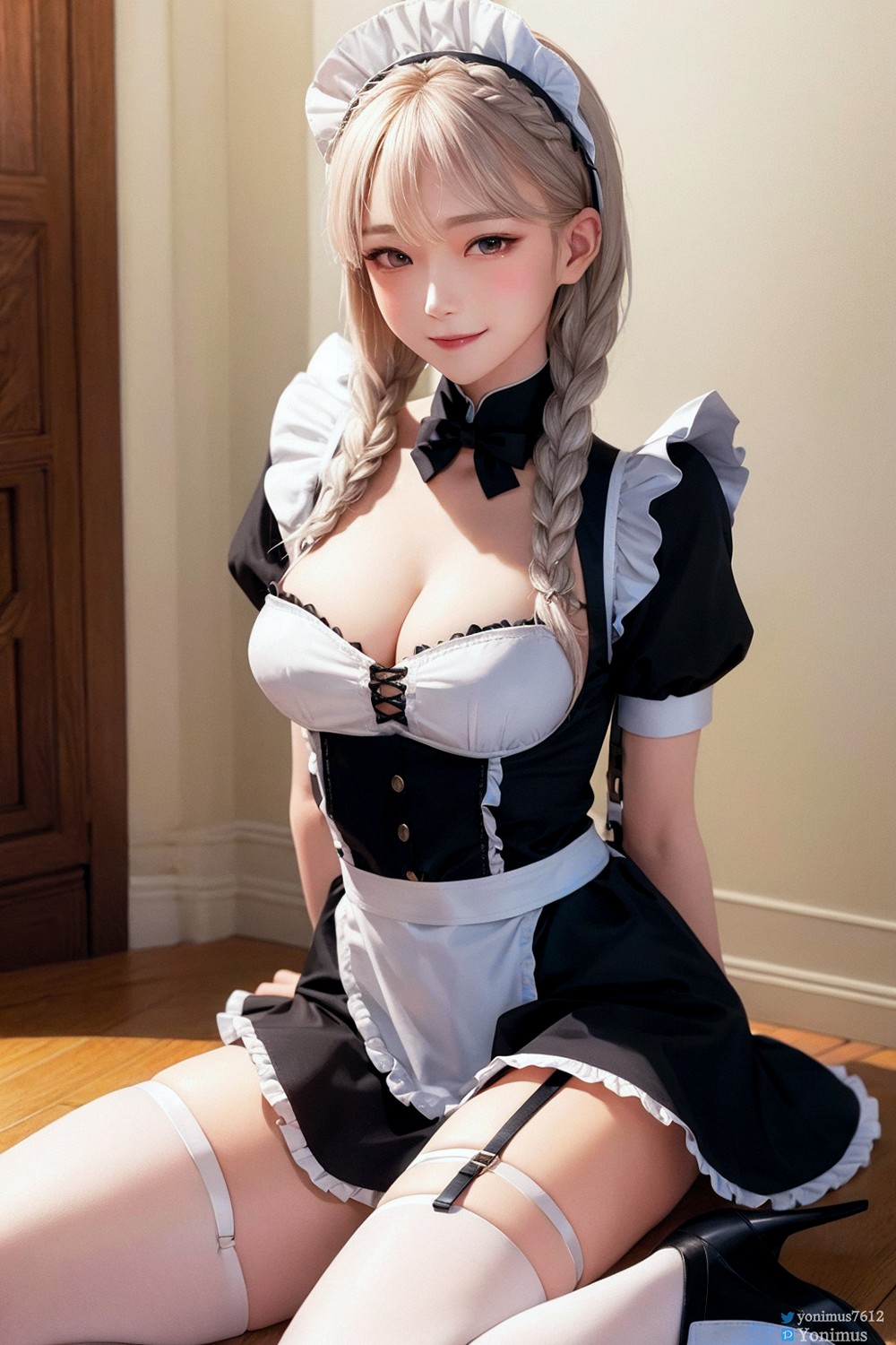 [Yonimus] Naughty maid A 3 - 貼圖 - AI寫真 -