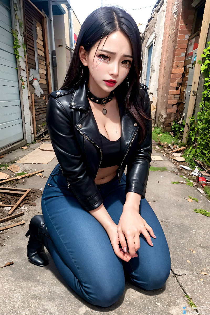 The female boss of the bikergang