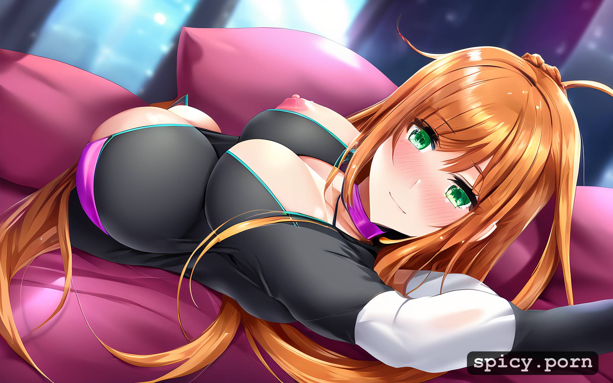18 yo, green eyes, doki doki literature club monika, only one person on the