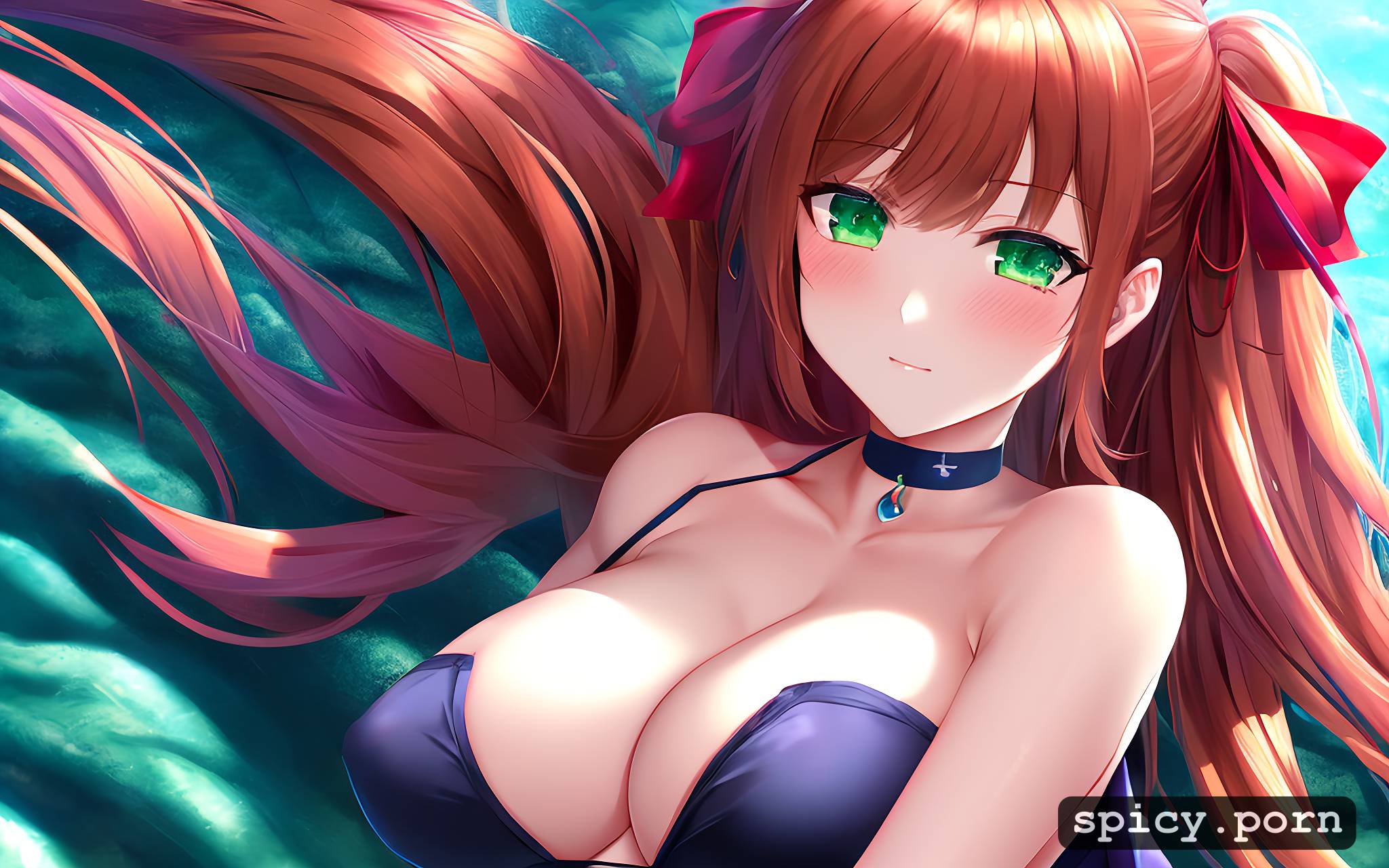 18 yo, green eyes, doki doki literature club monika, only one person on the