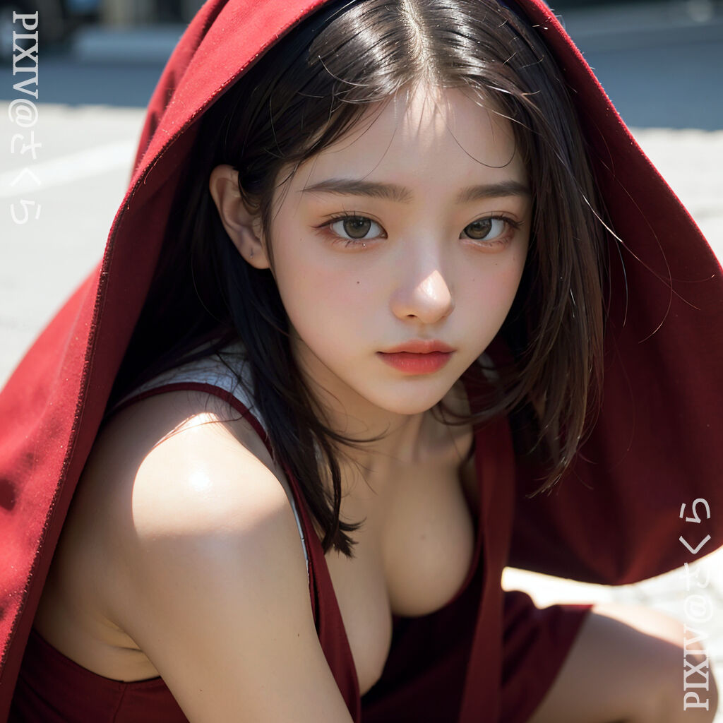 ●PIXIV● Sakura collection - Little Red Riding Hood - 貼圖 - AI寫真 -