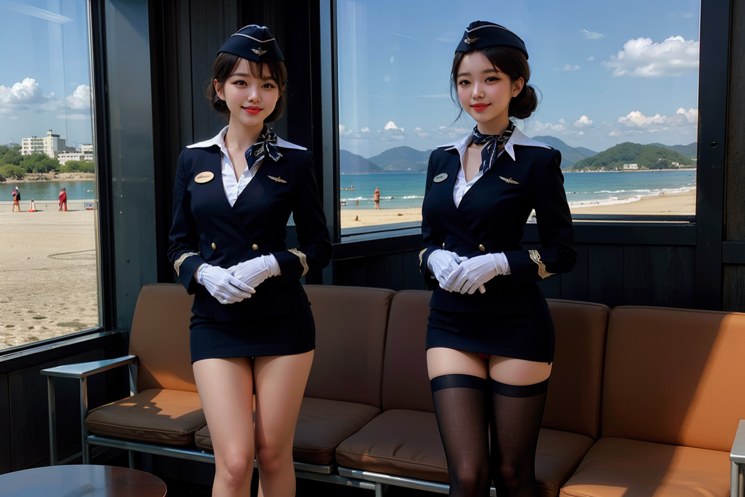 ★Patreon★ Pyramid_Airline Stewardess_1/2