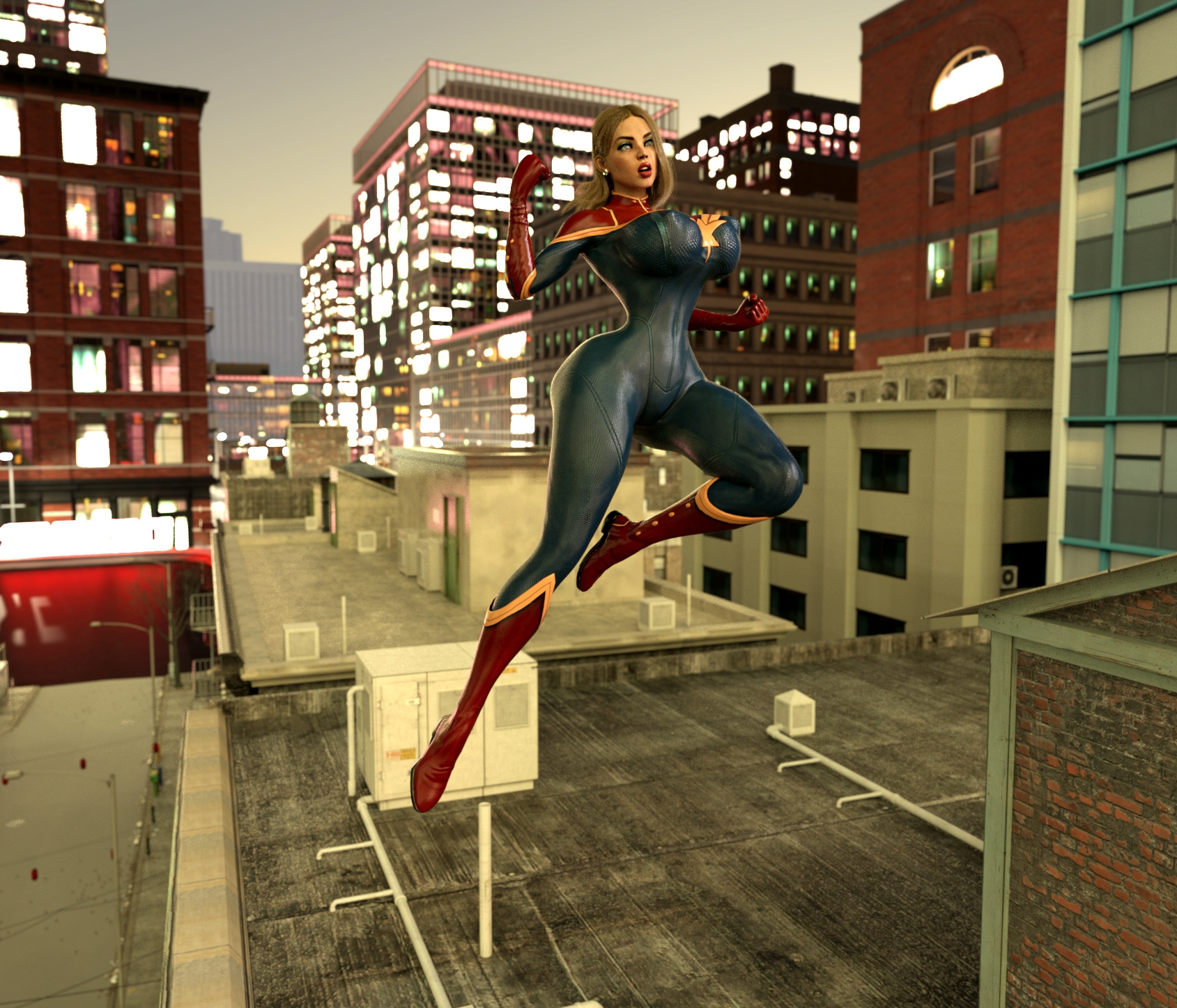 【Justice League】Captain Marvel aliens fight