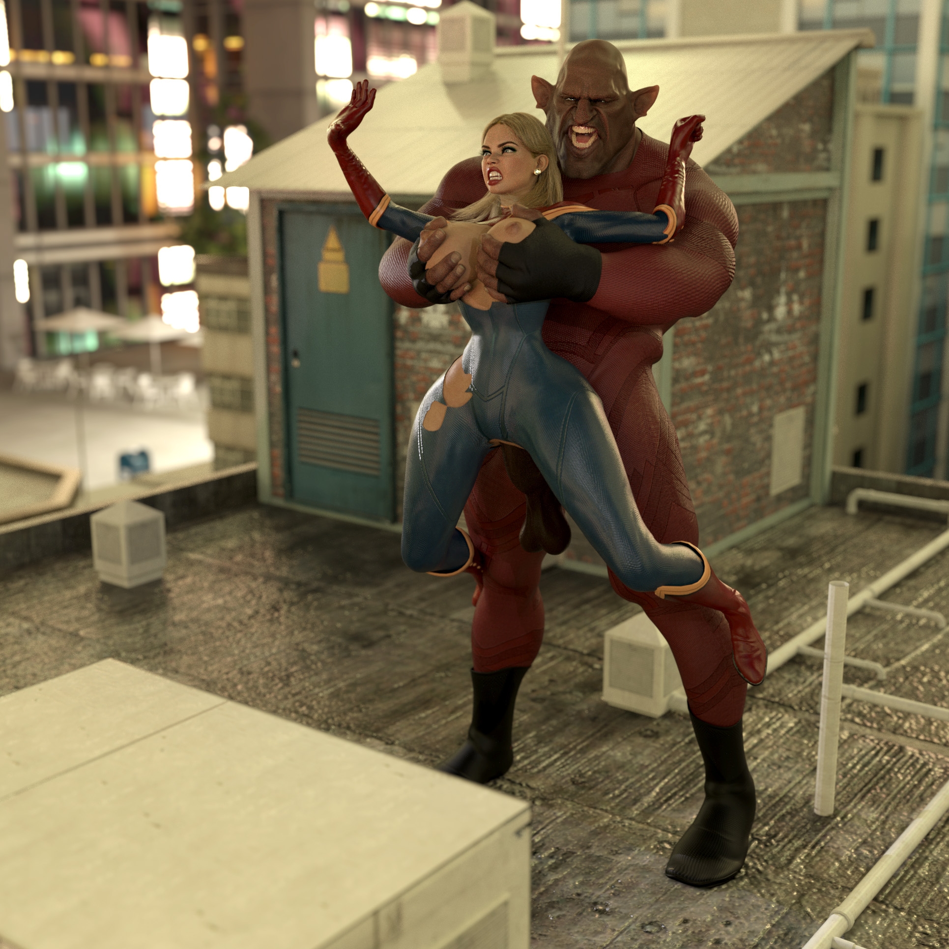 【Justice League】Captain Marvel aliens fight