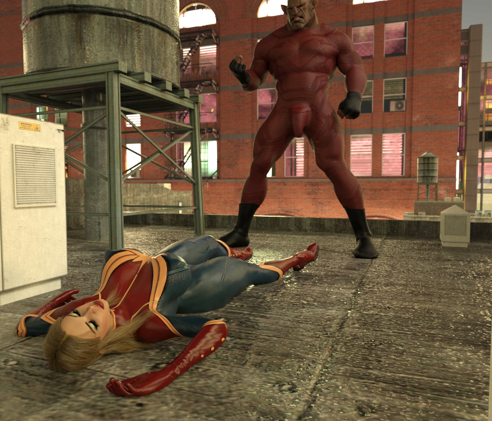 【Justice League】Captain Marvel aliens fight
