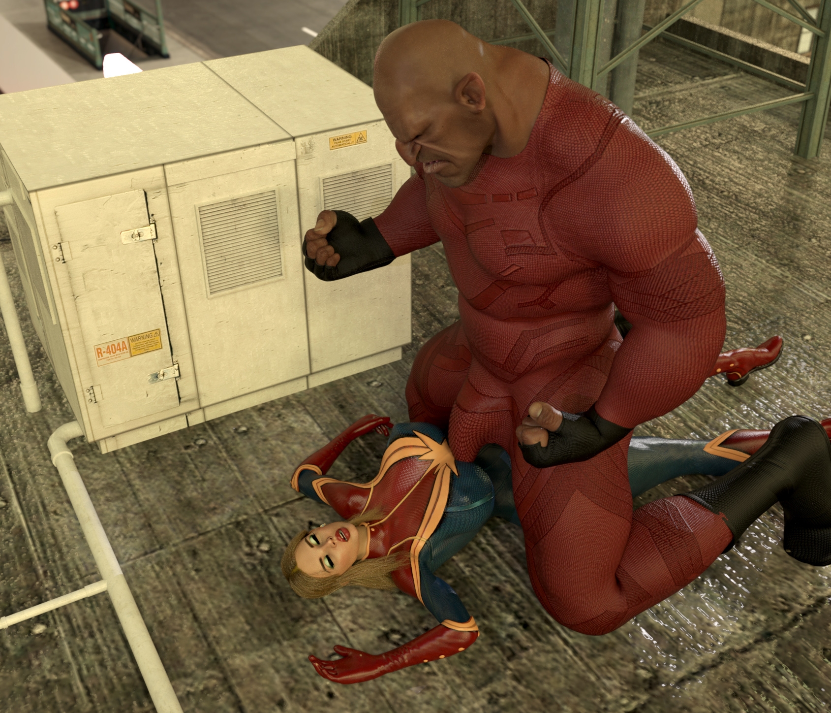 【Justice League】Captain Marvel aliens fight