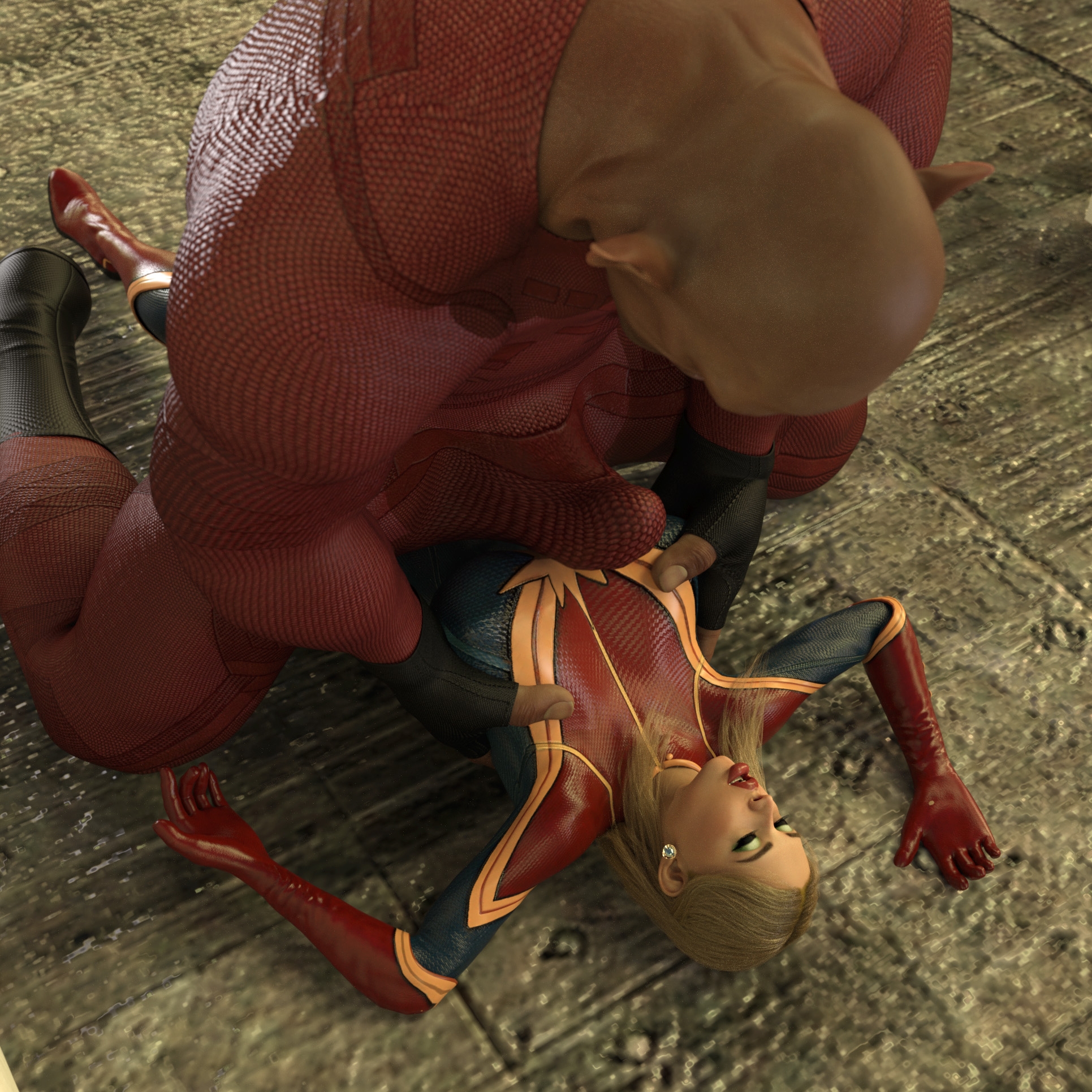 【Justice League】Captain Marvel aliens fight