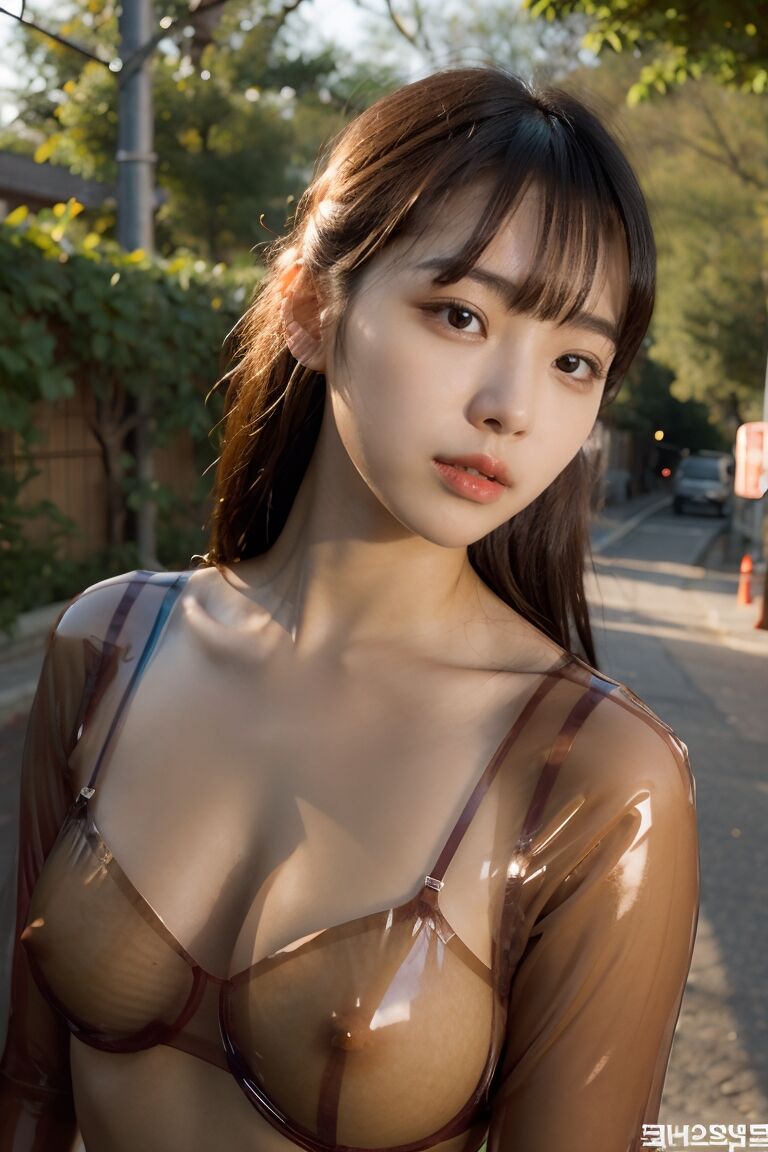 plastic clothes girl