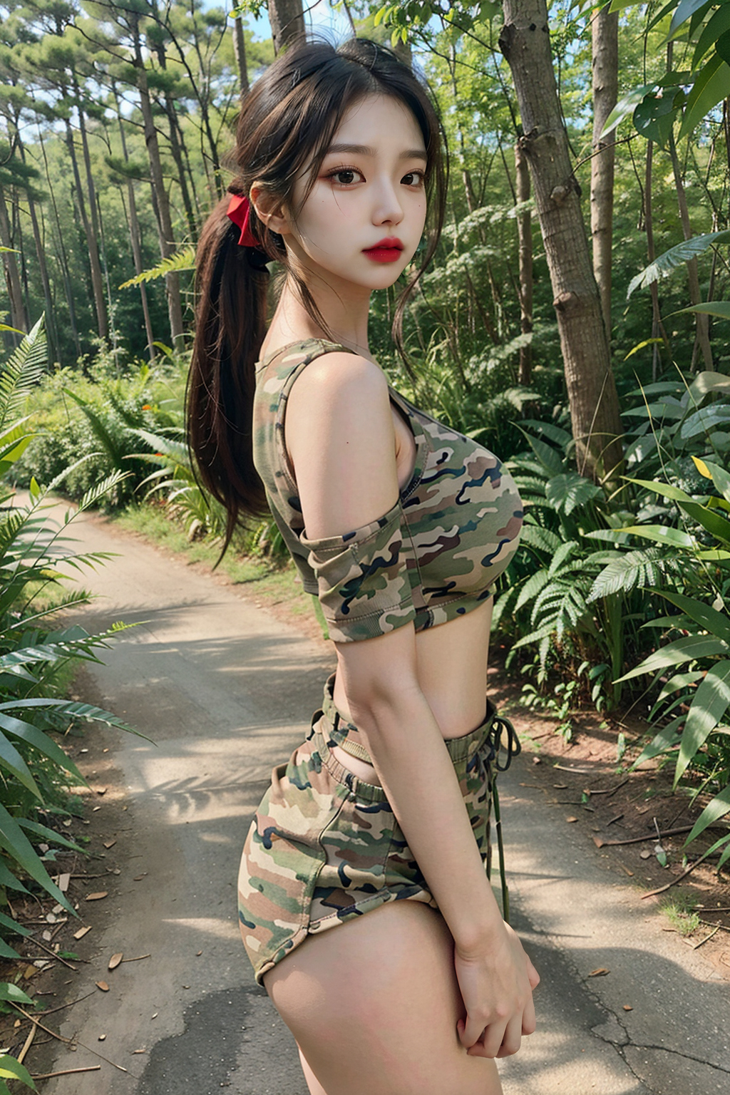 Camouflage Girl