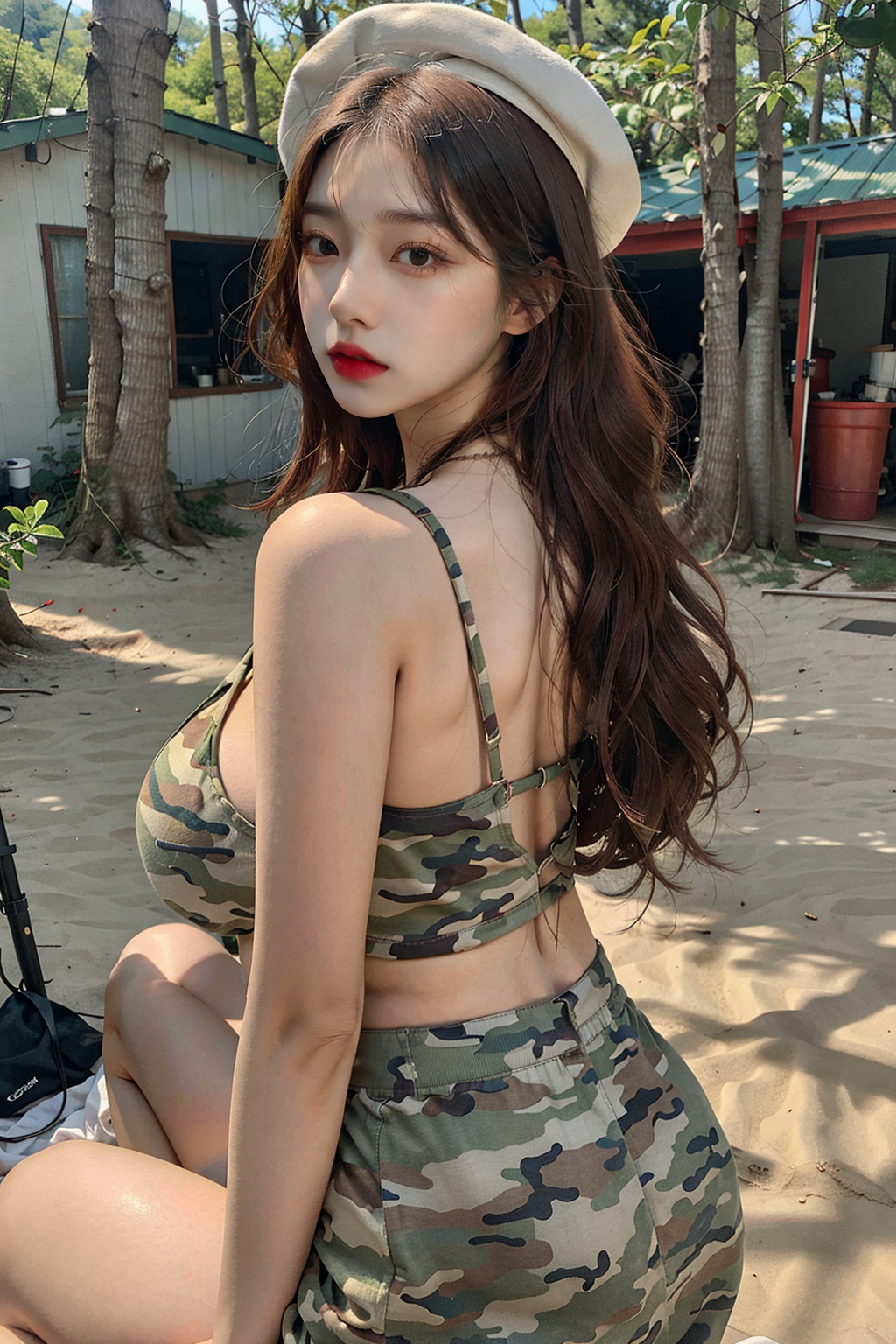 Camouflage Girl