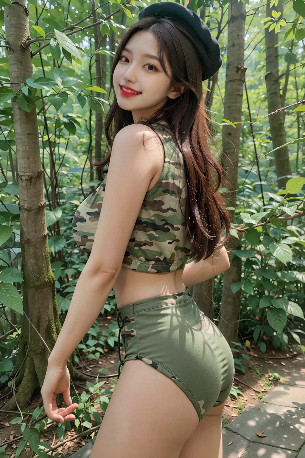 Camouflage Girl